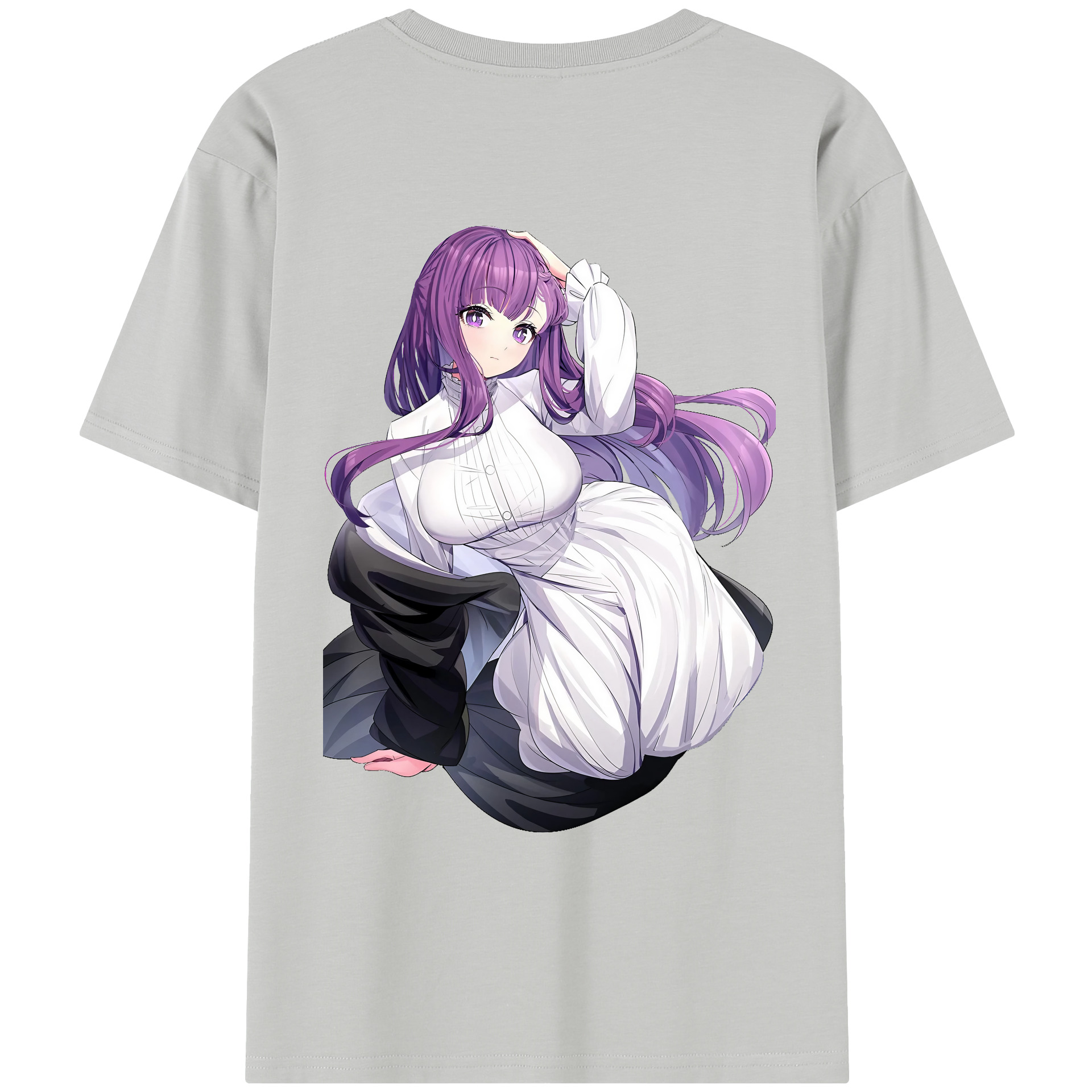 （画像用） 葬送のフリーレン Frieren レディース半袖Tシャツ(バックプリント)