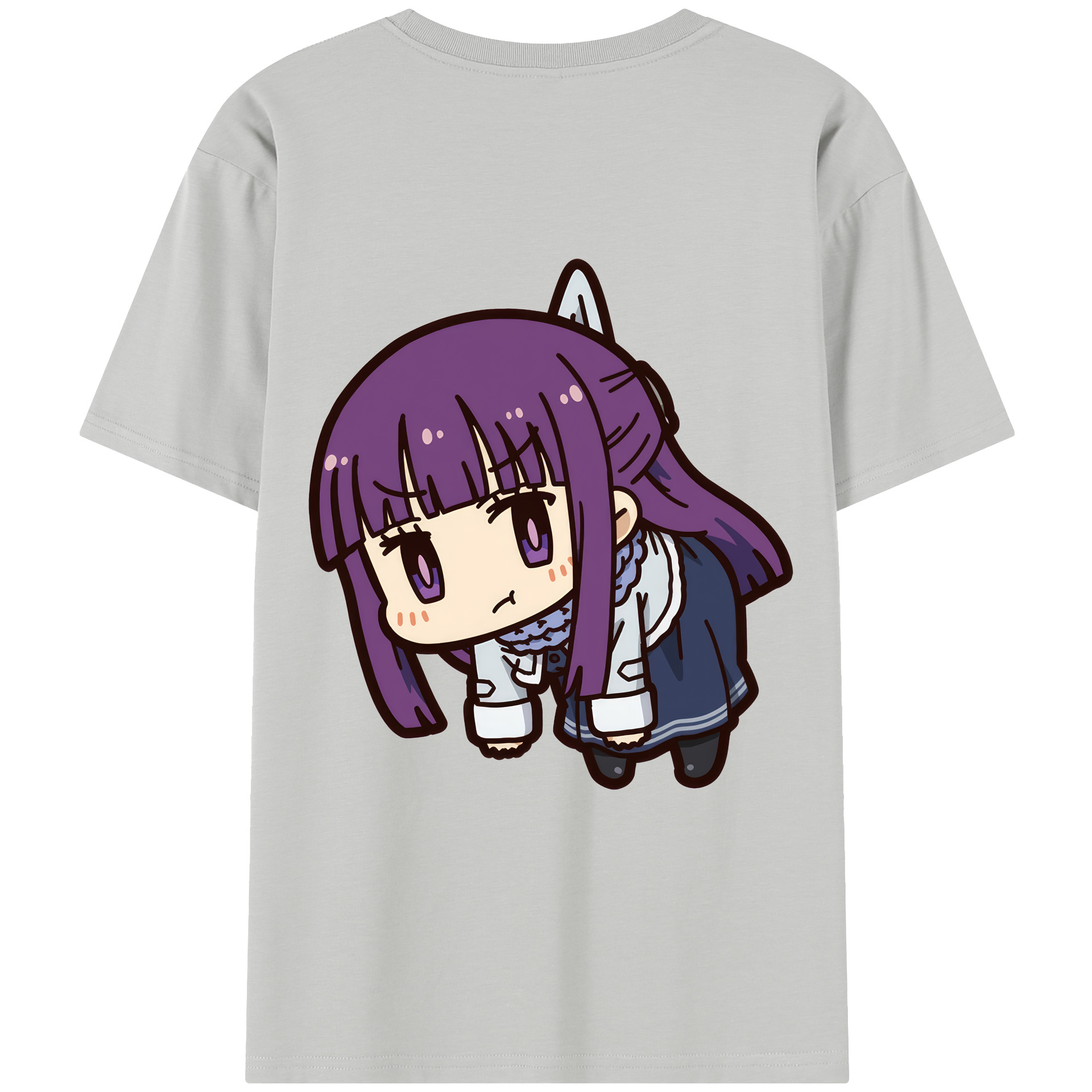 （画像用） 葬送のフリーレン Frieren レディース半袖Tシャツ(バックプリント)