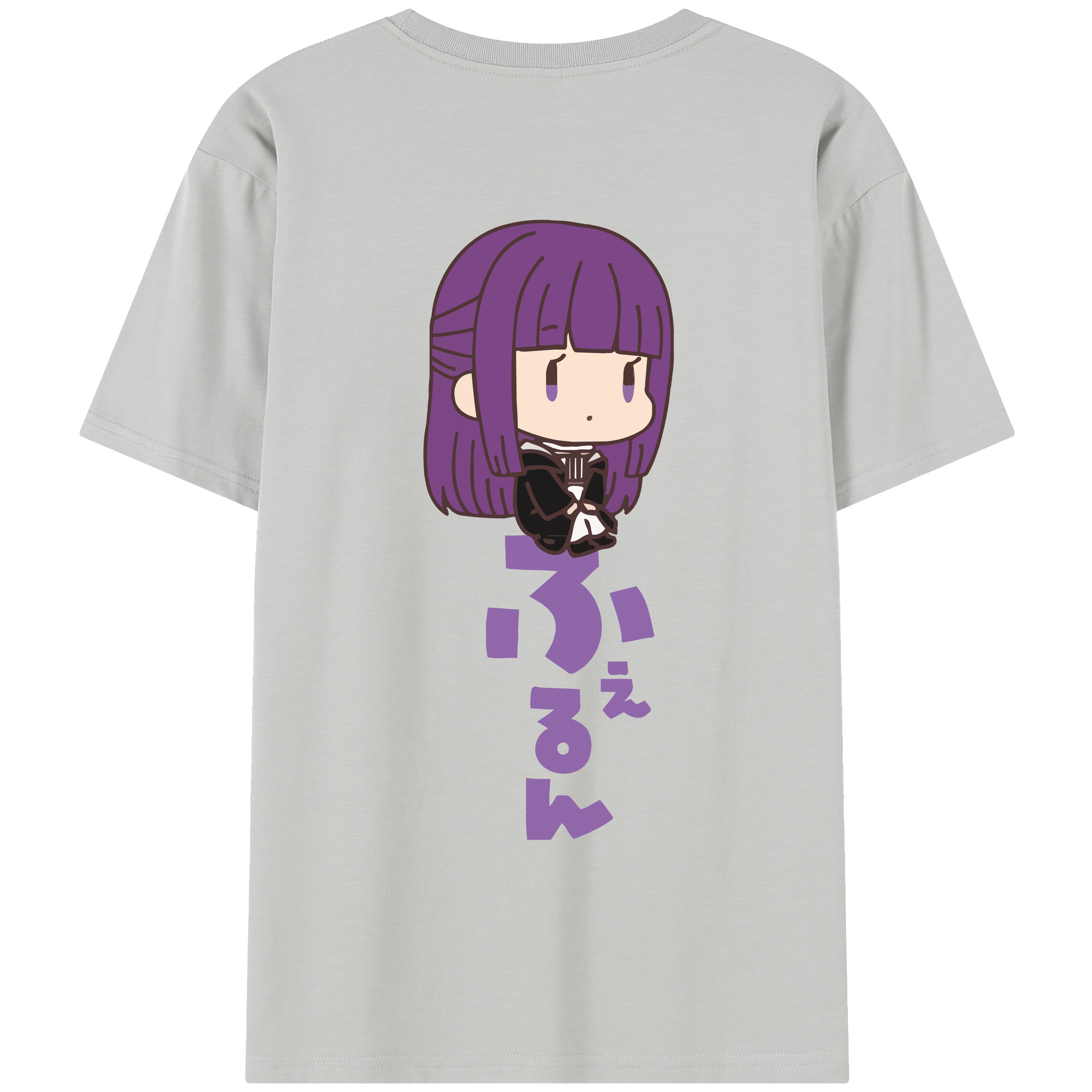 （画像用） 葬送のフリーレン Frieren レディース半袖Tシャツ(バックプリント)