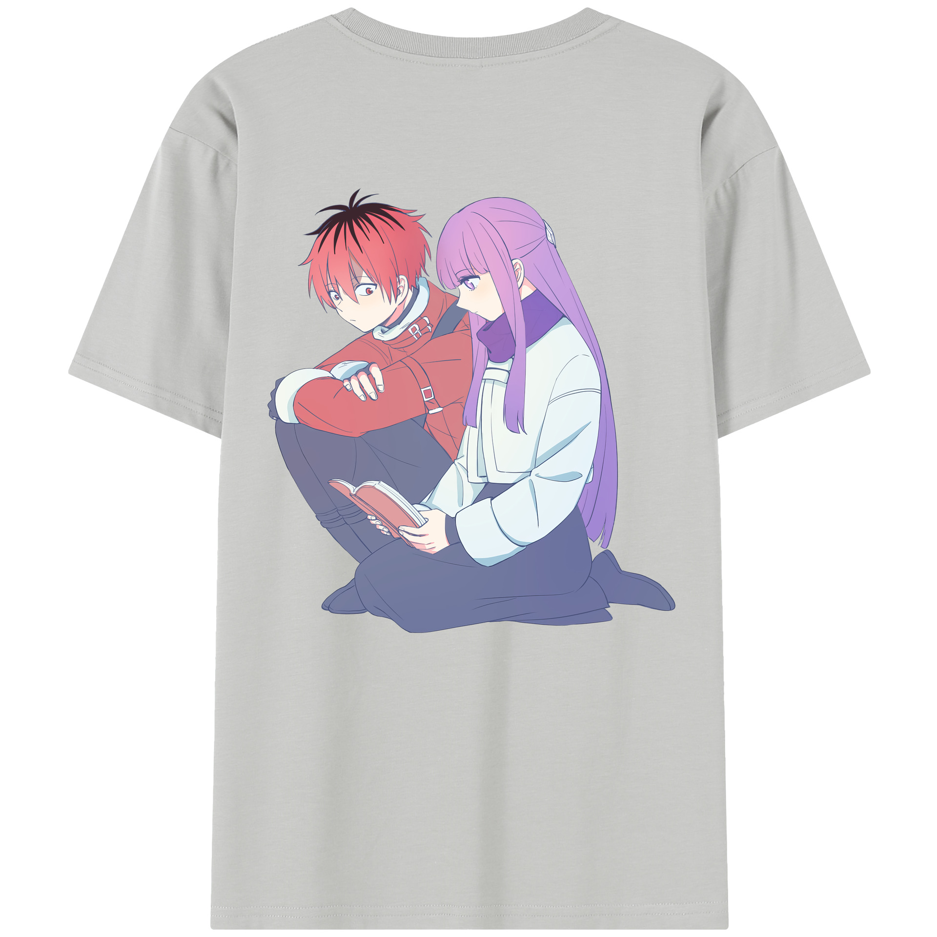 （画像用） 葬送のフリーレン Frieren レディース半袖Tシャツ(バックプリント)