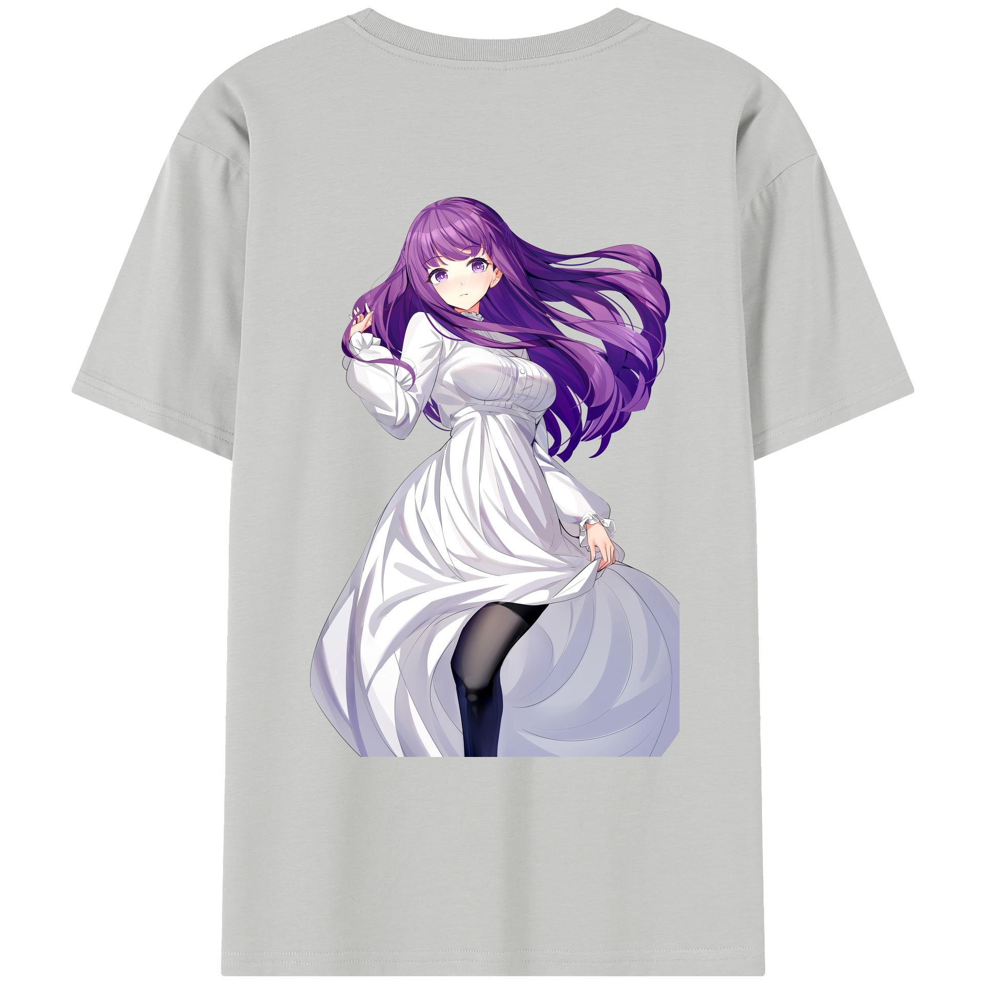 （画像用） 葬送のフリーレン Frieren レディース半袖Tシャツ(バックプリント)