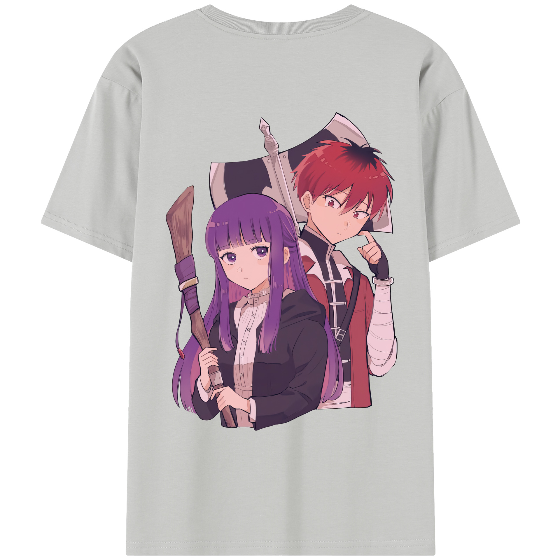 （画像用） 葬送のフリーレン Frieren レディース半袖Tシャツ(バックプリント)
