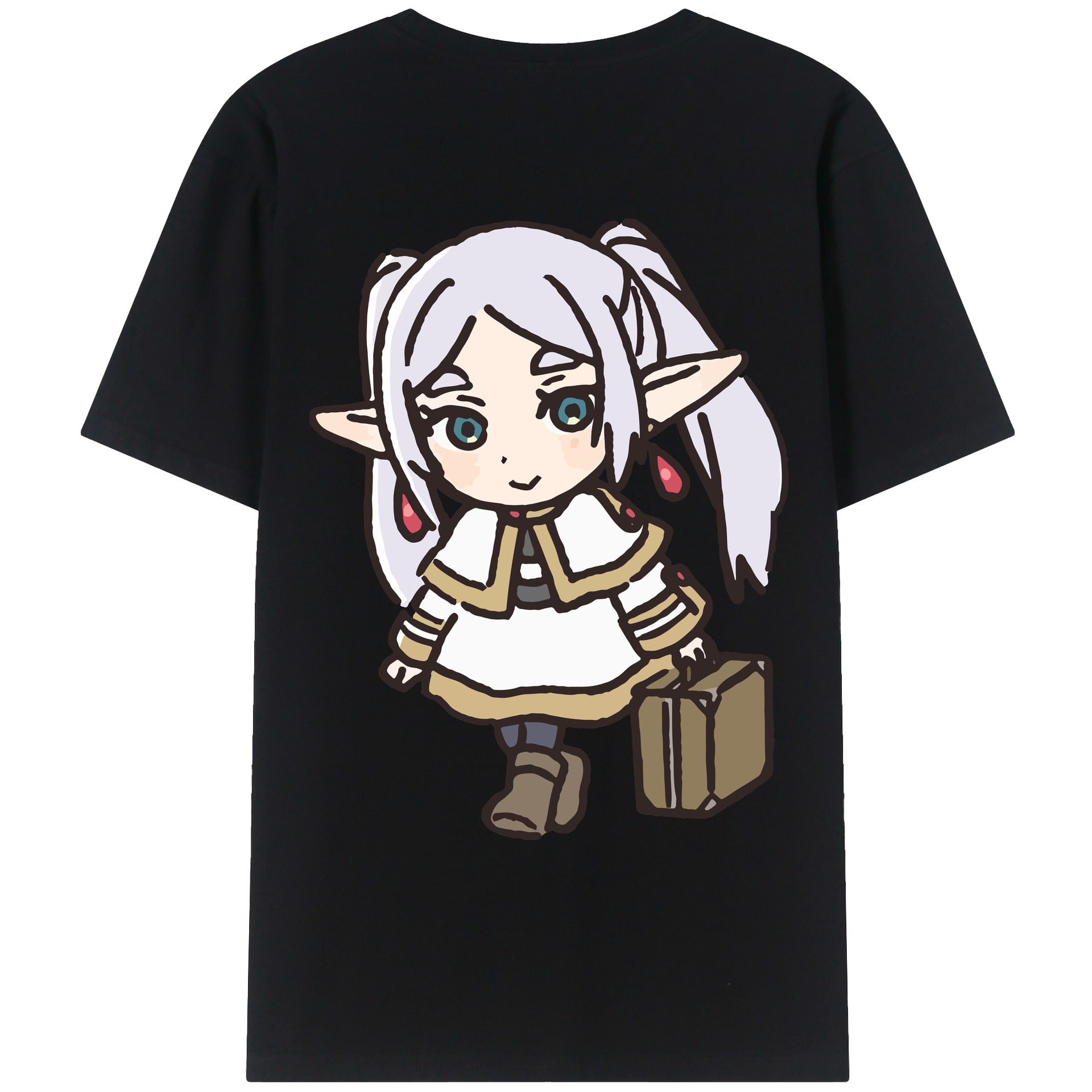 （画像用） 葬送のフリーレン Frieren レディース半袖Tシャツ(バックプリント)