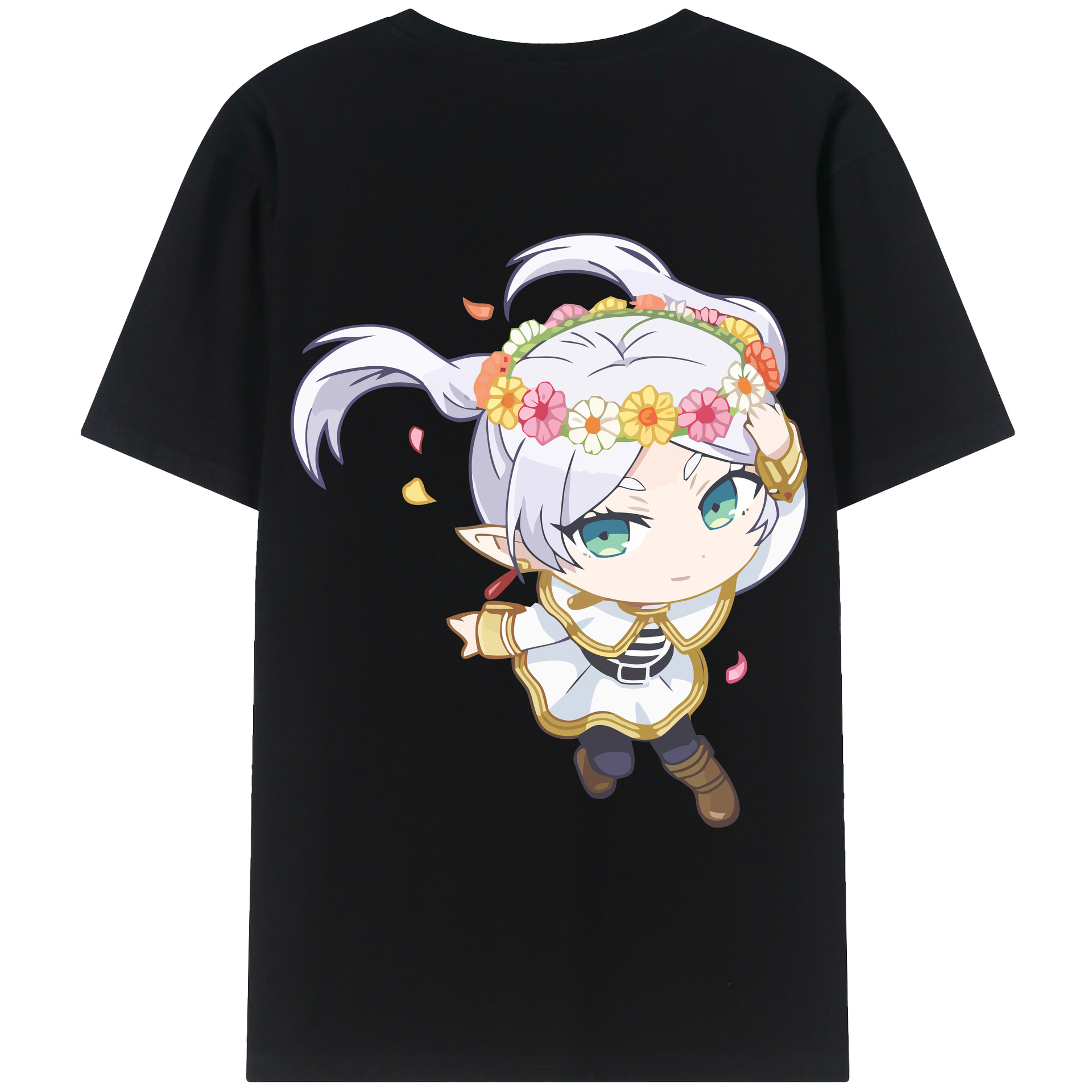 （画像用） 葬送のフリーレン Frieren レディース半袖Tシャツ(バックプリント)