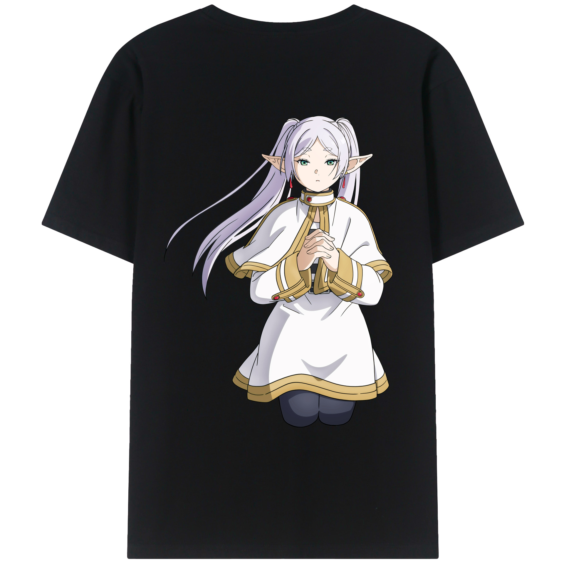（画像用） 葬送のフリーレン Frieren レディース半袖Tシャツ(バックプリント)