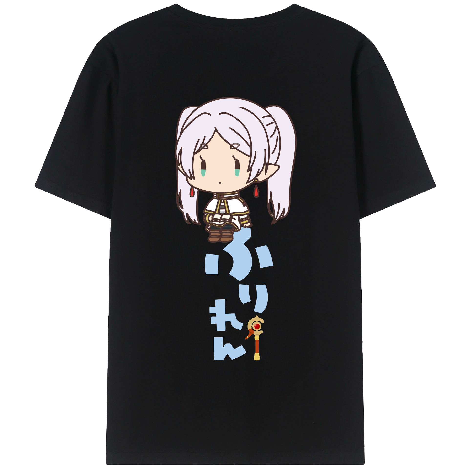 （画像用） 葬送のフリーレン Frieren レディース半袖Tシャツ(バックプリント)