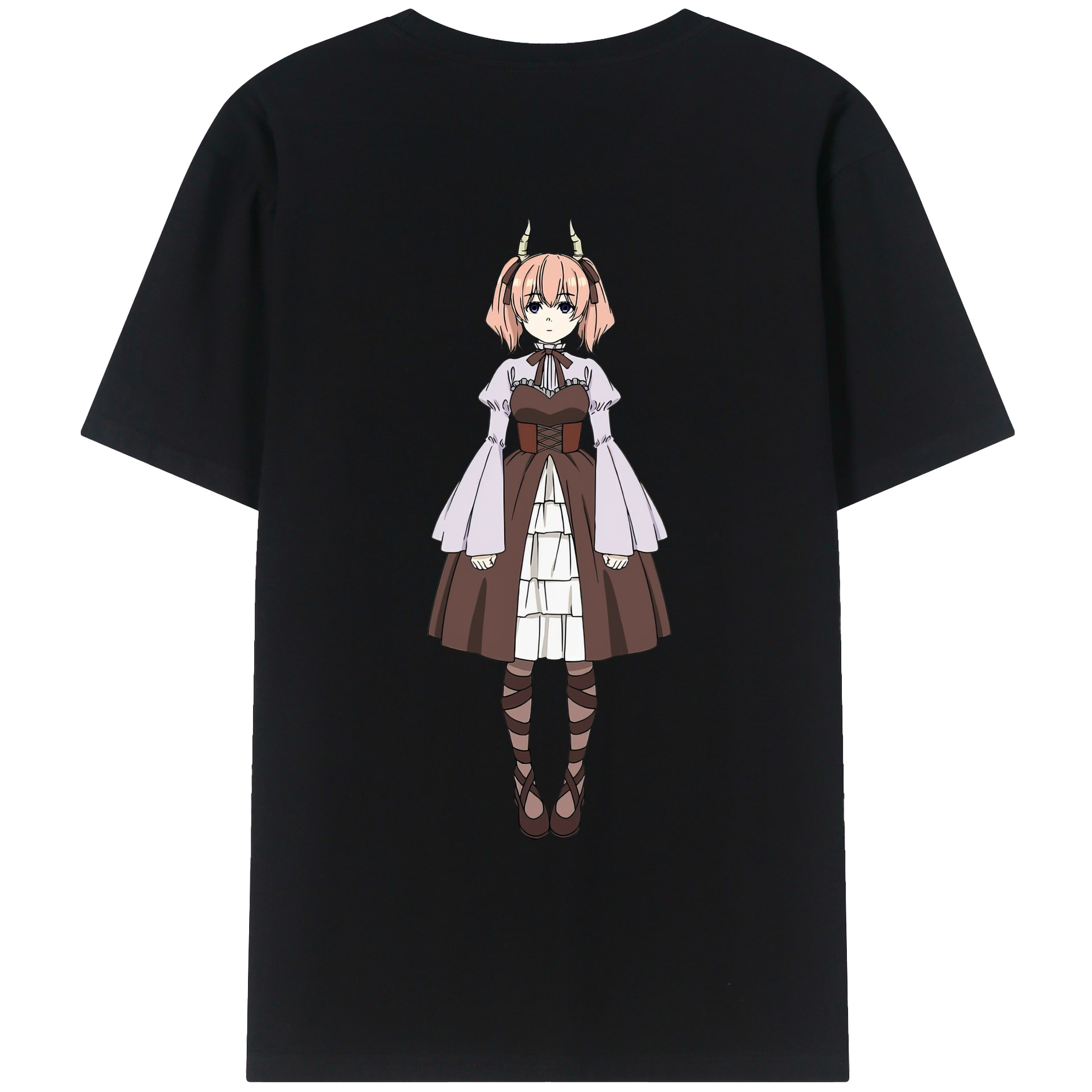（画像用） 葬送のフリーレン Frieren レディース半袖Tシャツ(バックプリント)