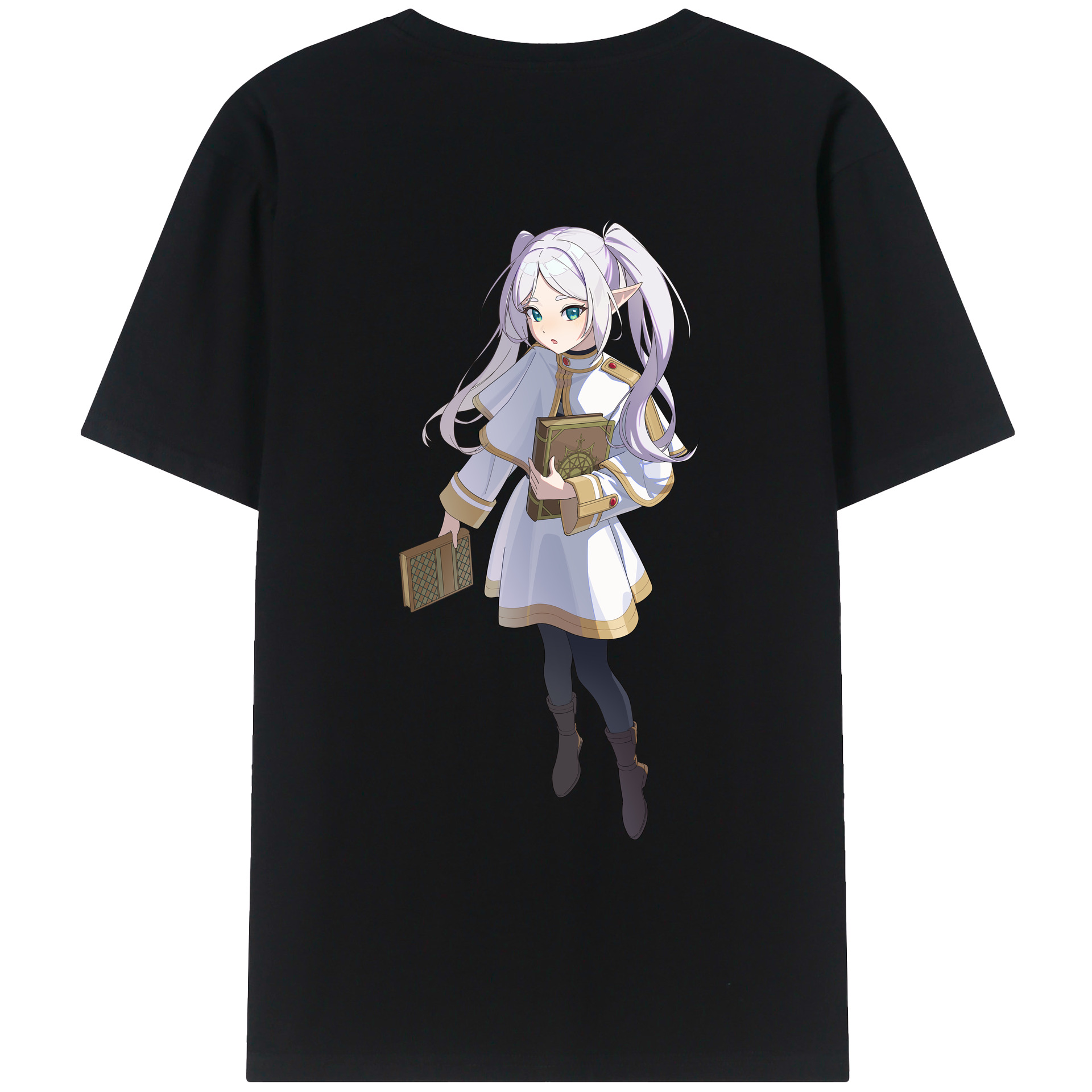 （画像用） 葬送のフリーレン Frieren レディース半袖Tシャツ(バックプリント)