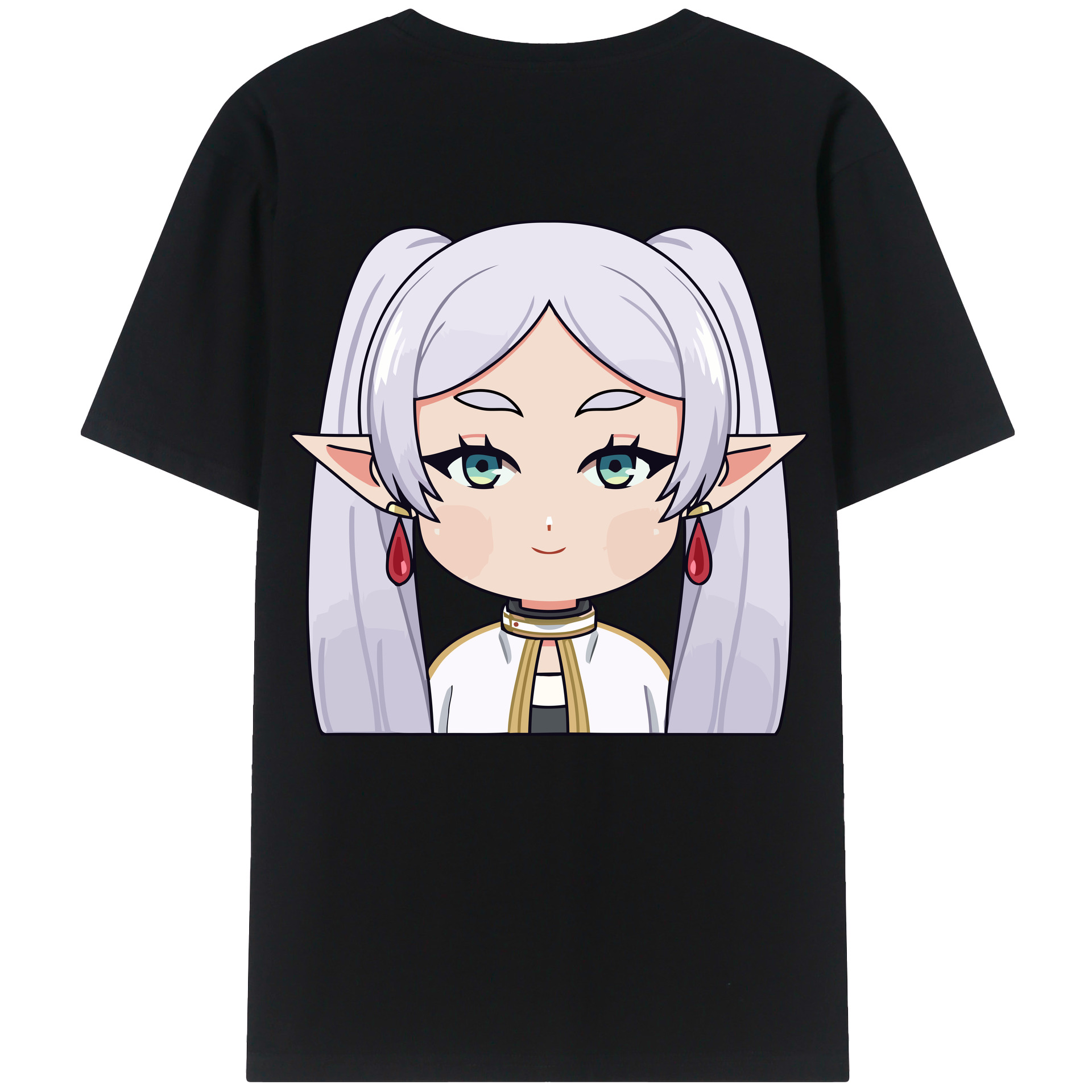 （画像用） 葬送のフリーレン Frieren レディース半袖Tシャツ(バックプリント)