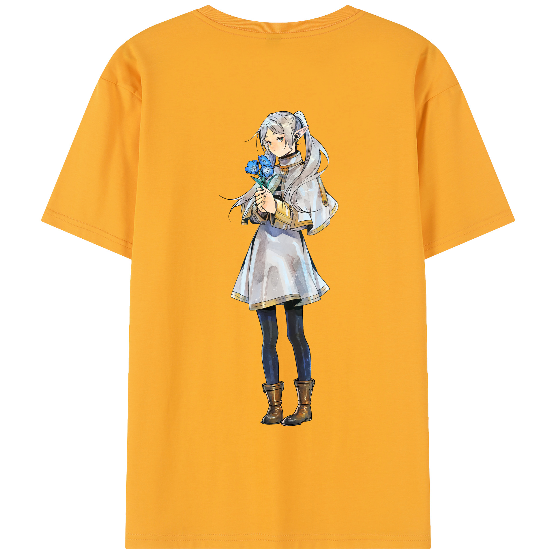 （画像用） 葬送のフリーレン Frieren レディース半袖Tシャツ(バックプリント)
