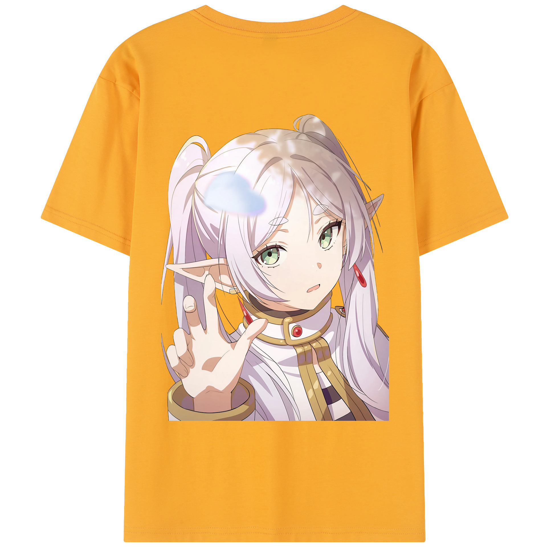 （画像用） 葬送のフリーレン Frieren レディース半袖Tシャツ(バックプリント)