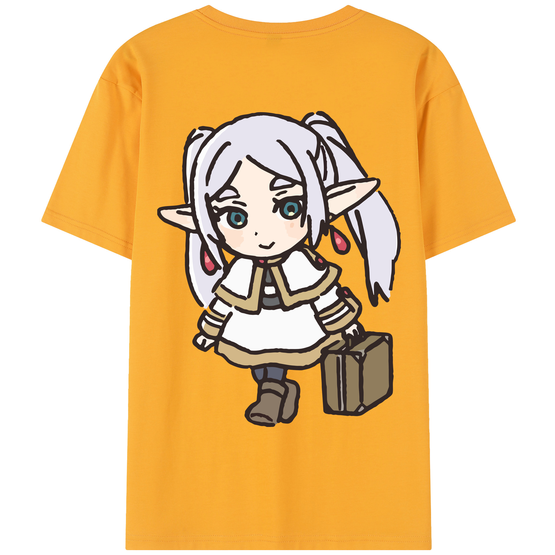 （画像用） 葬送のフリーレン Frieren レディース半袖Tシャツ(バックプリント)