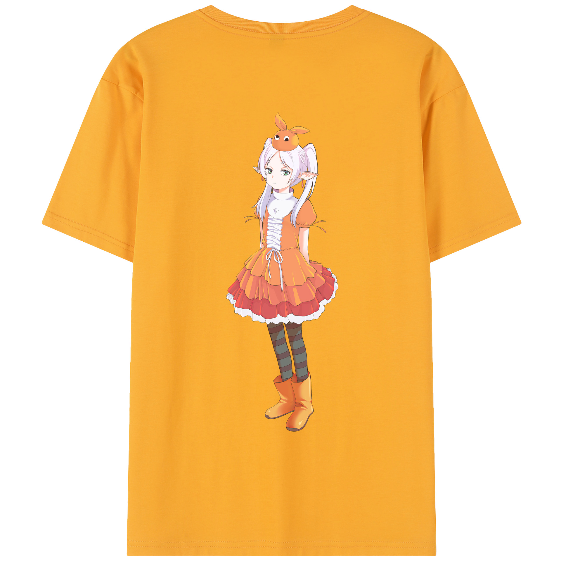 （画像用） 葬送のフリーレン Frieren レディース半袖Tシャツ(バックプリント)