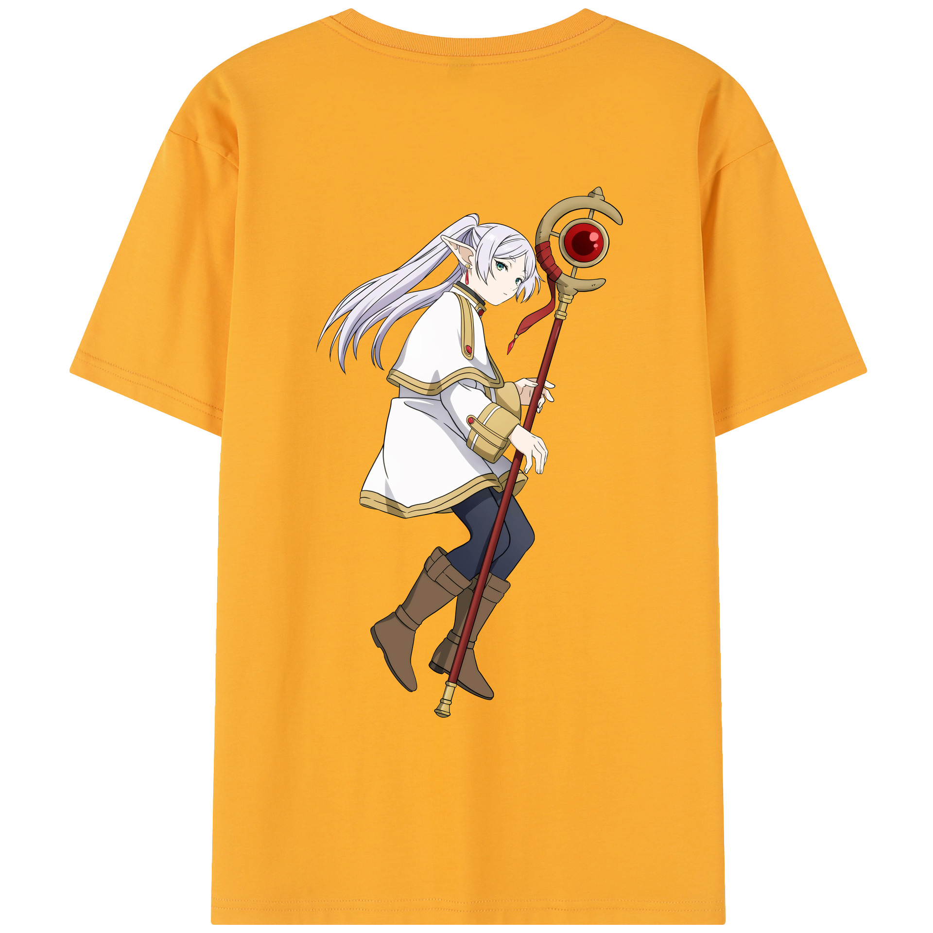（画像用） 葬送のフリーレン Frieren レディース半袖Tシャツ(バックプリント)