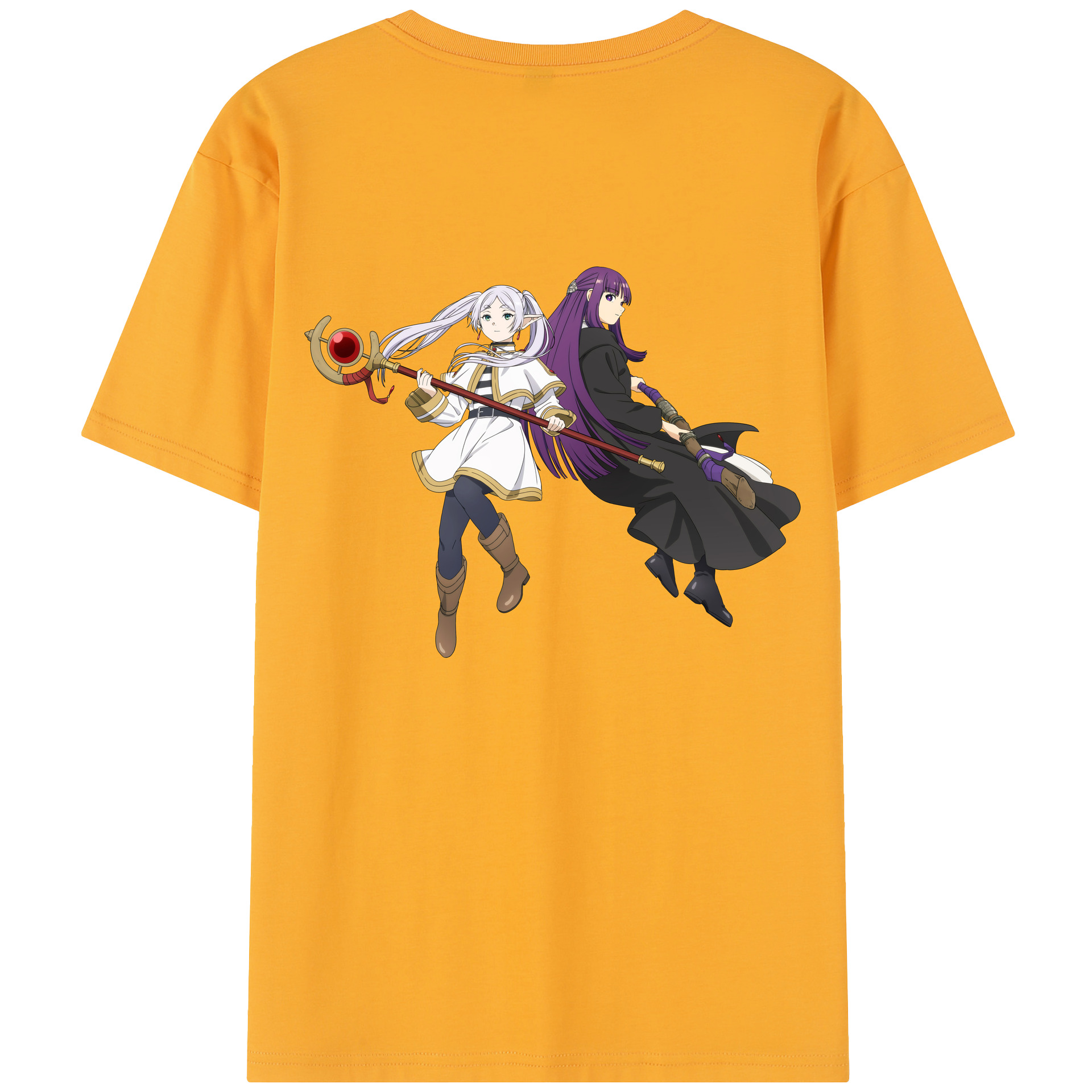 （画像用） 葬送のフリーレン Frieren レディース半袖Tシャツ(バックプリント)