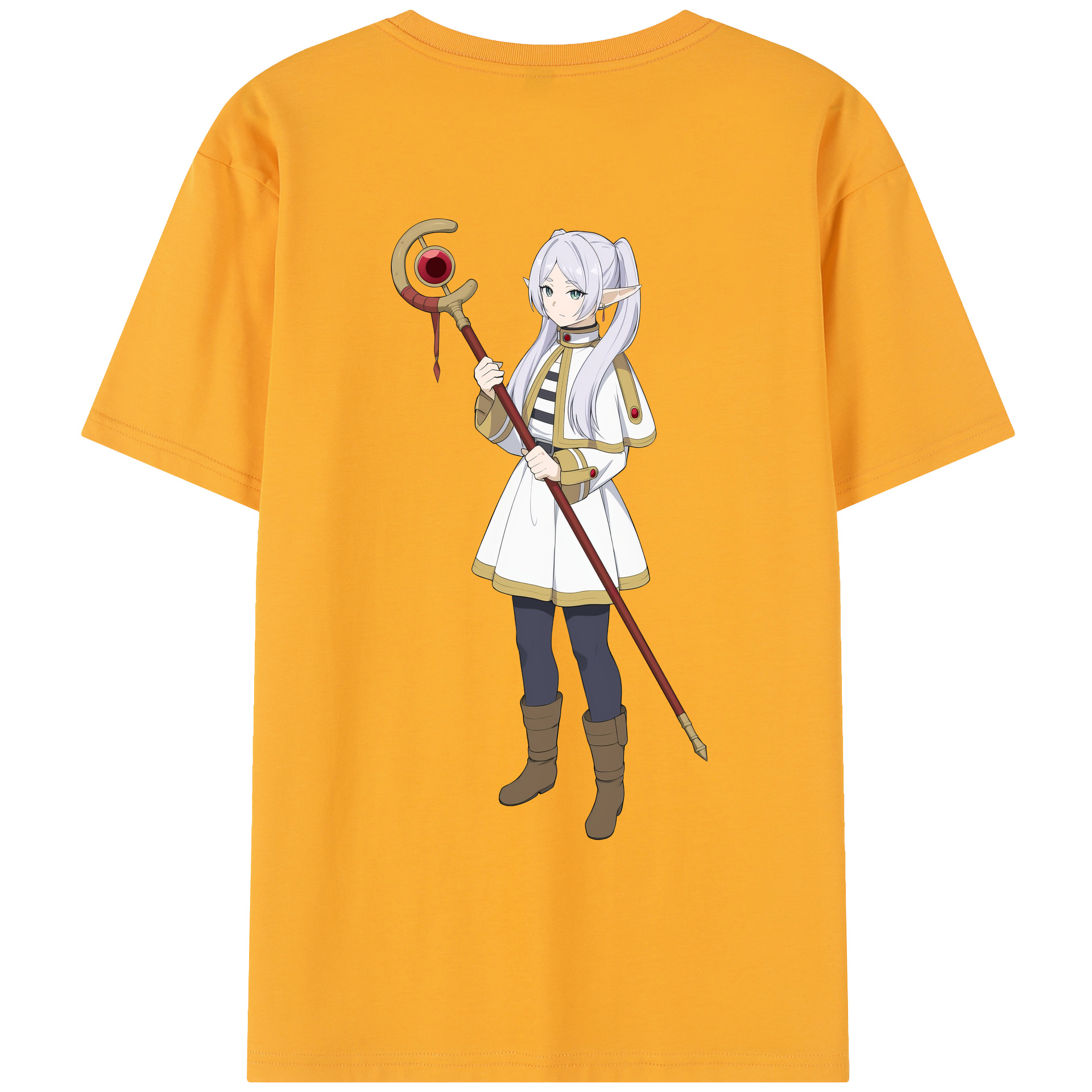（画像用） 葬送のフリーレン Frieren レディース半袖Tシャツ(バックプリント)