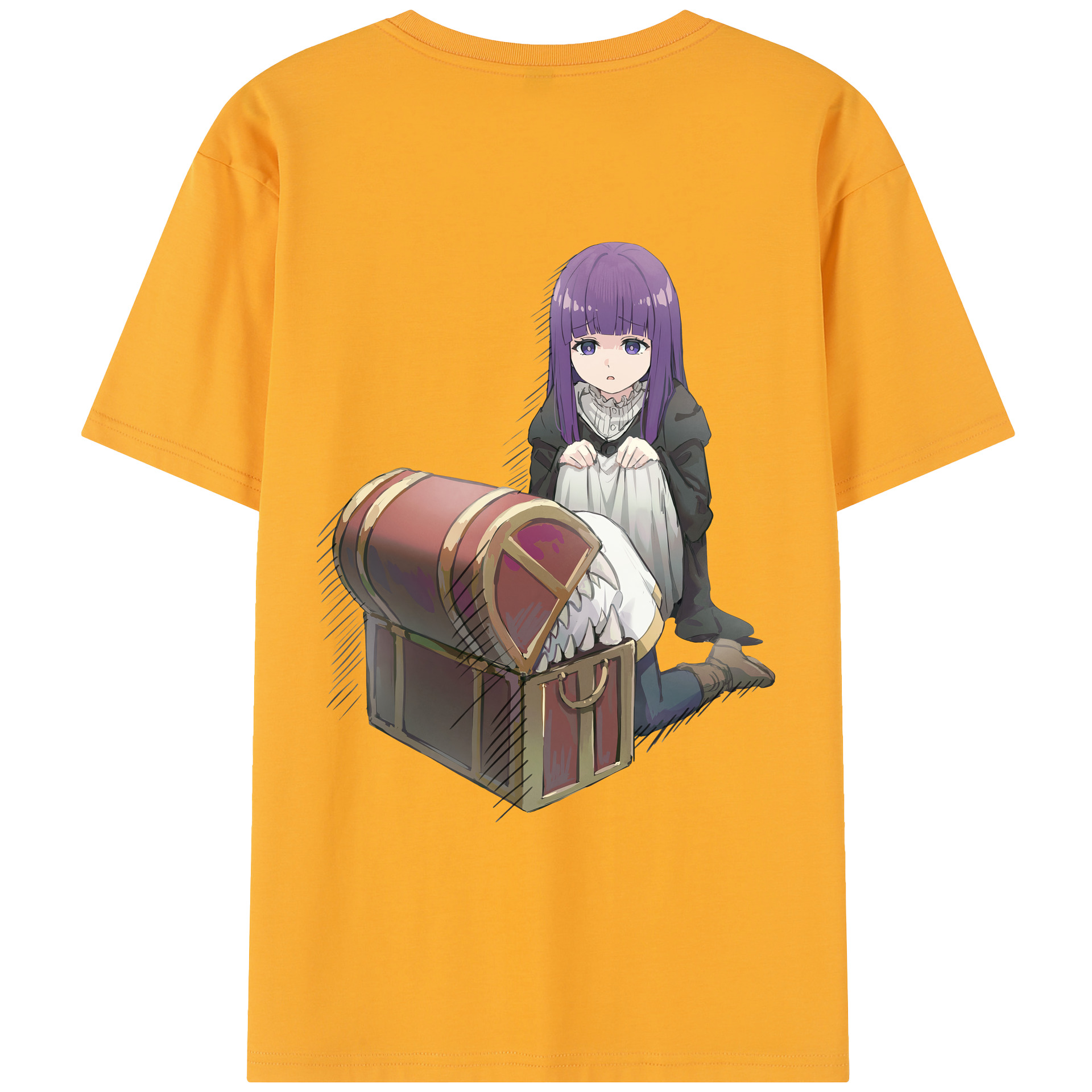 （画像用） 葬送のフリーレン Frieren レディース半袖Tシャツ(バックプリント)