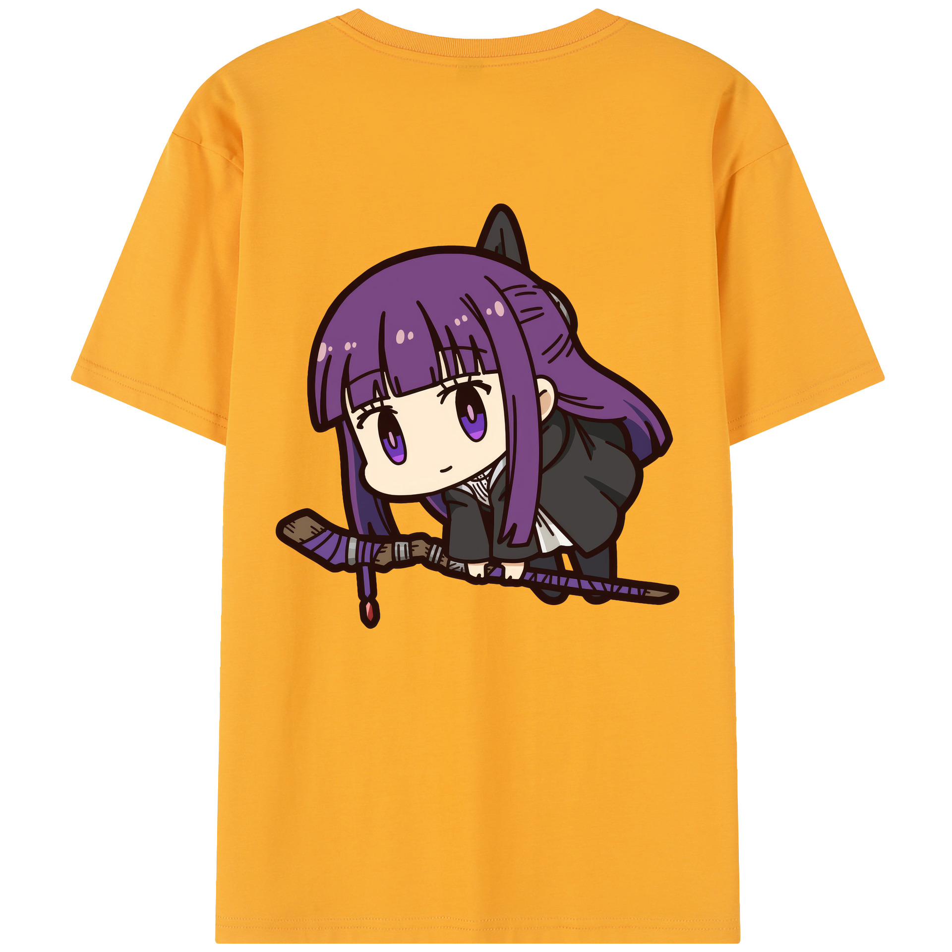 （画像用） 葬送のフリーレン Frieren レディース半袖Tシャツ(バックプリント)
