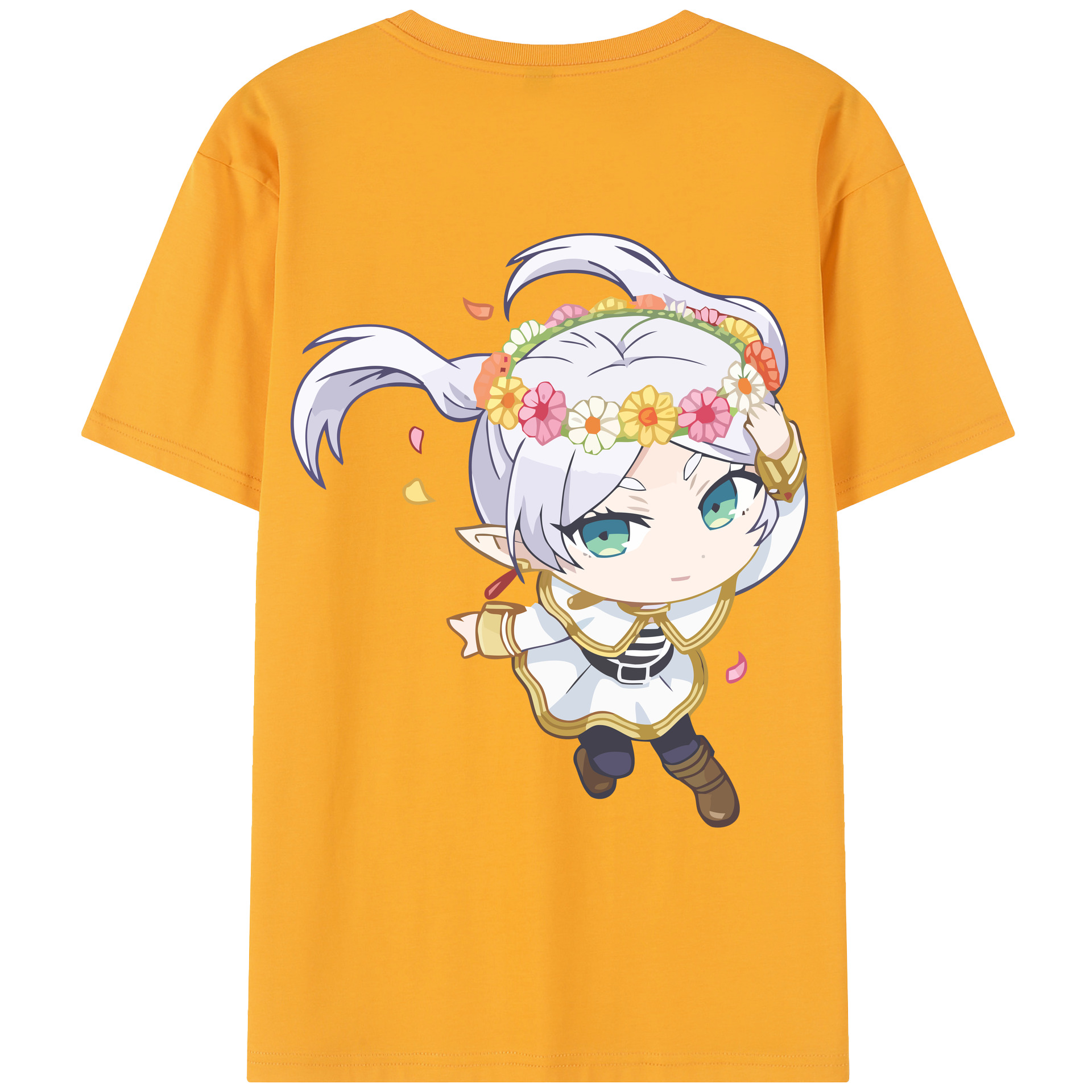 （画像用） 葬送のフリーレン Frieren レディース半袖Tシャツ(バックプリント)