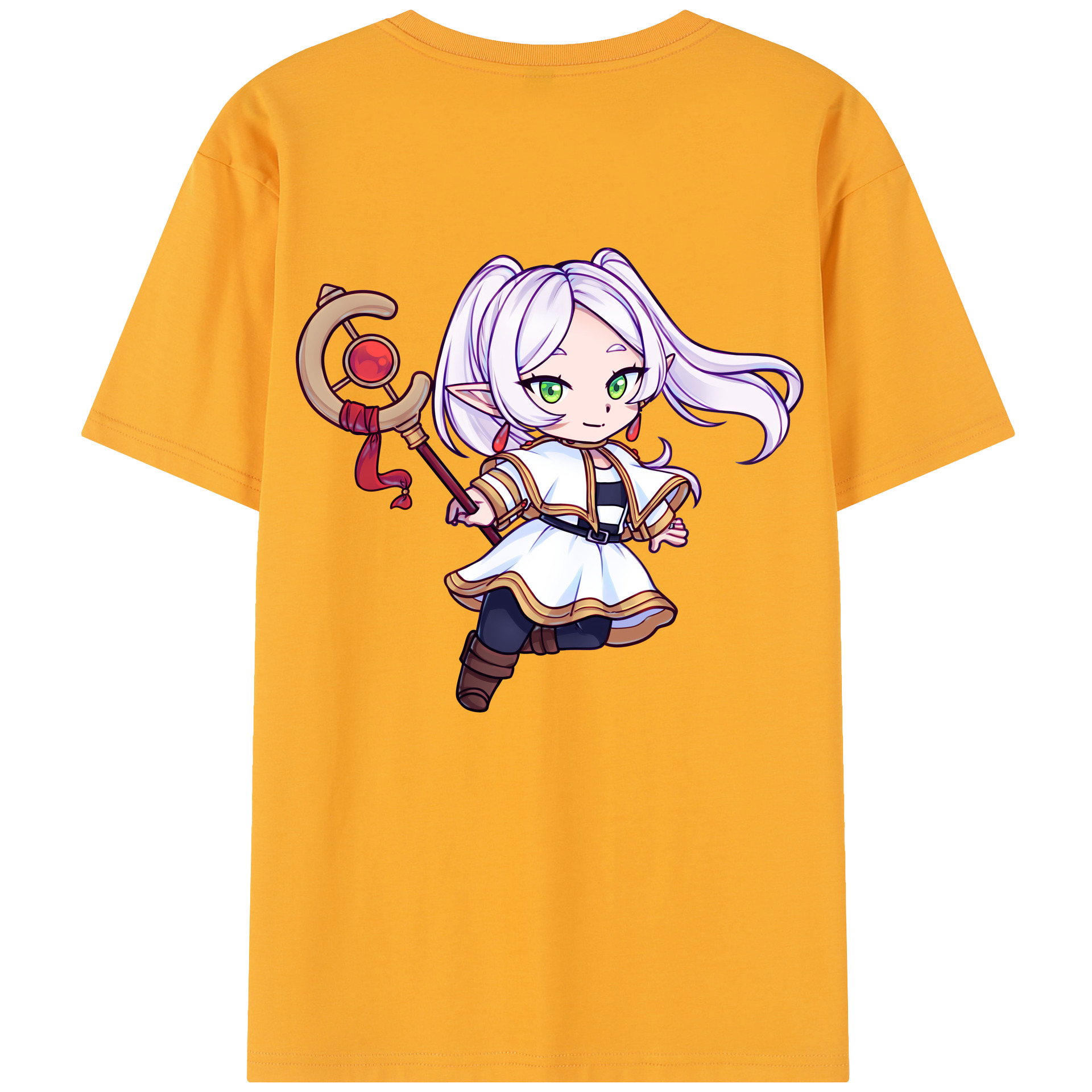 （画像用） 葬送のフリーレン Frieren レディース半袖Tシャツ(バックプリント)