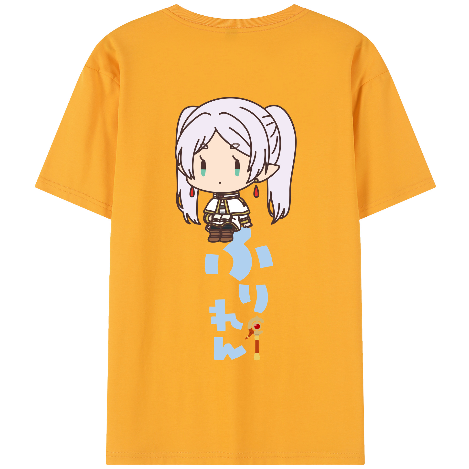（画像用） 葬送のフリーレン Frieren レディース半袖Tシャツ(バックプリント)