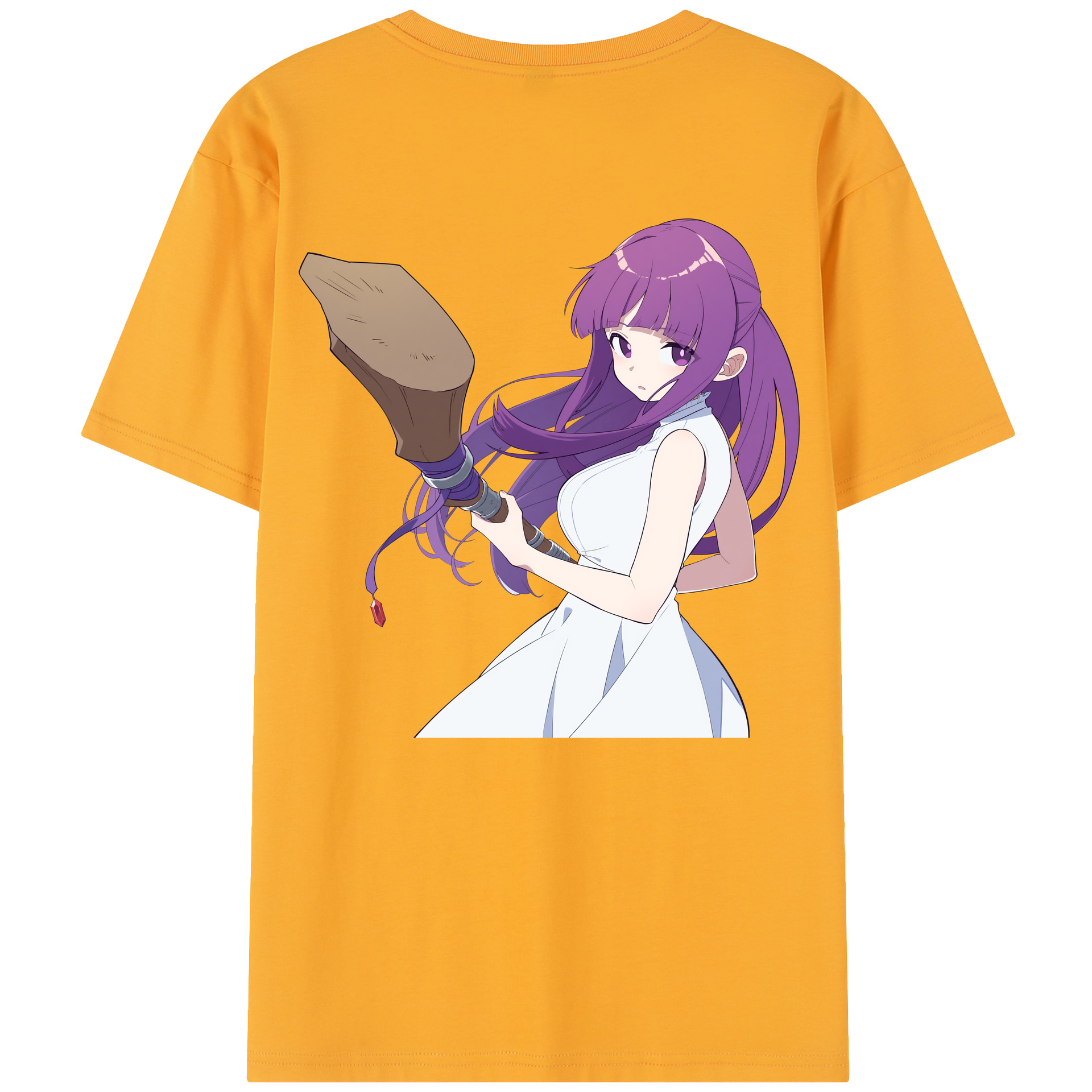 （画像用） 葬送のフリーレン Frieren レディース半袖Tシャツ(バックプリント)