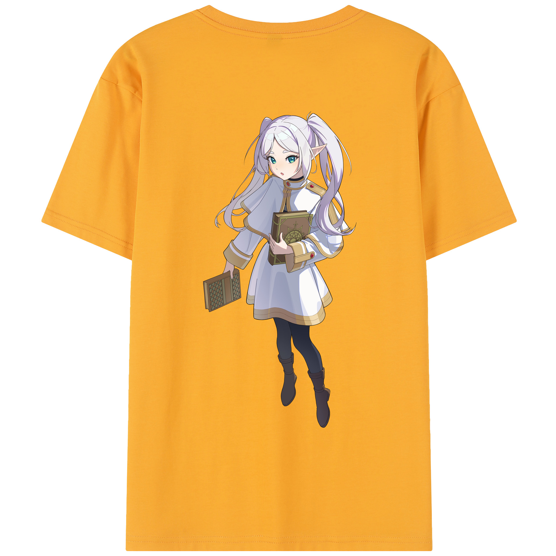 （画像用） 葬送のフリーレン Frieren レディース半袖Tシャツ(バックプリント)