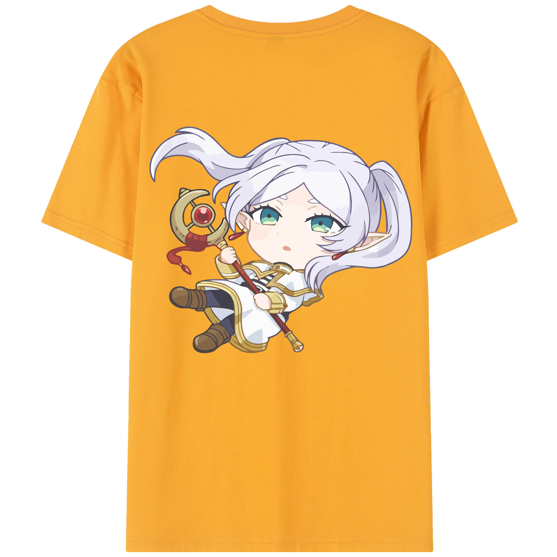 （画像用） 葬送のフリーレン Frieren レディース半袖Tシャツ(バックプリント)