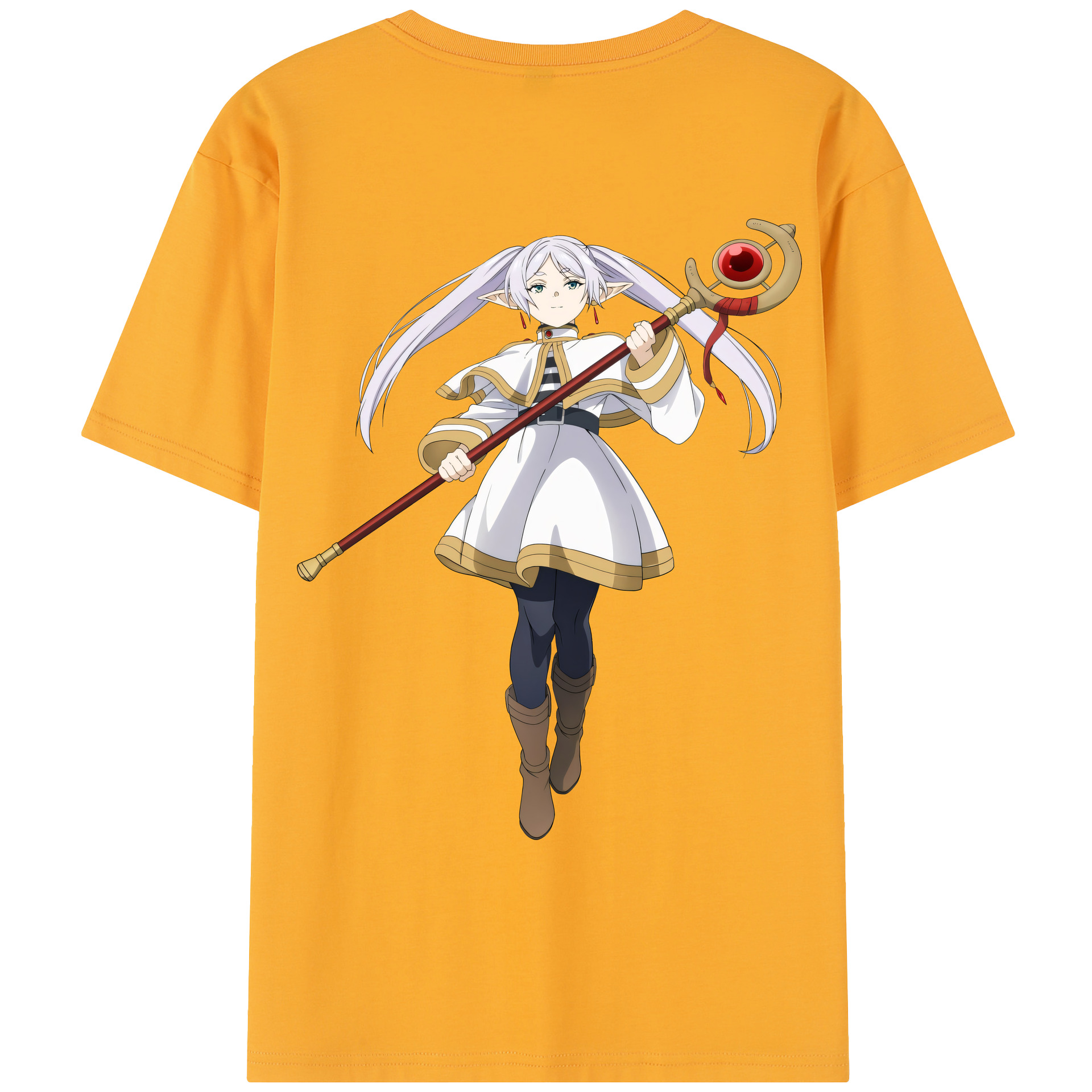 （画像用） 葬送のフリーレン Frieren レディース半袖Tシャツ(バックプリント)