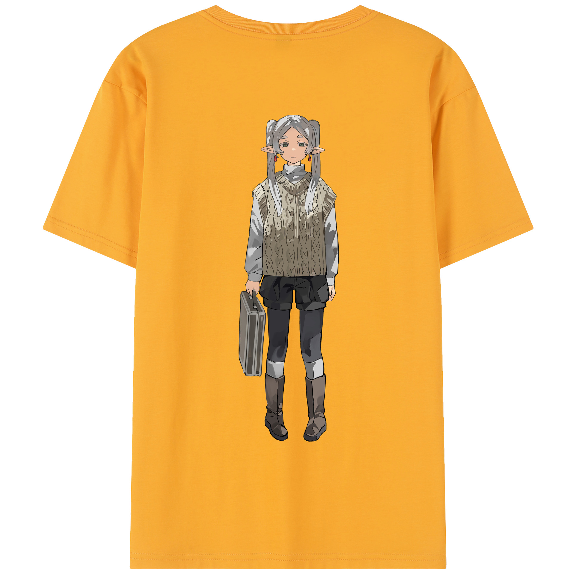 （画像用） 葬送のフリーレン Frieren レディース半袖Tシャツ(バックプリント)