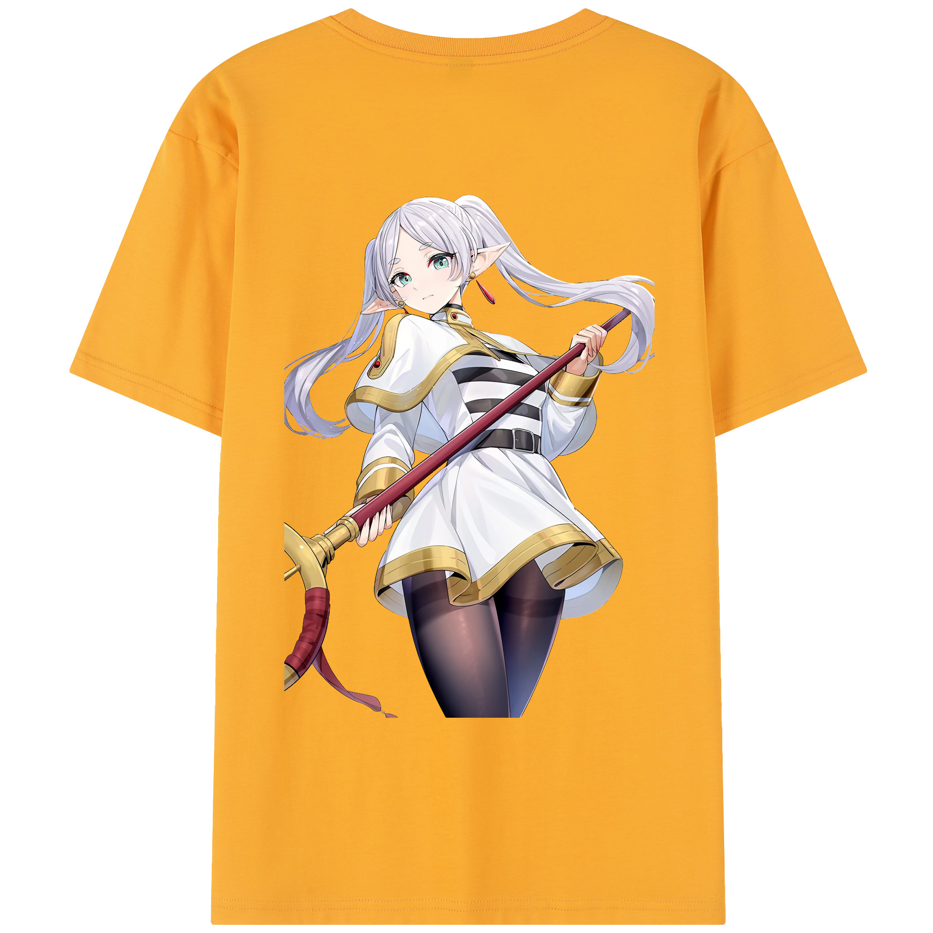 （画像用） 葬送のフリーレン Frieren レディース半袖Tシャツ(バックプリント)