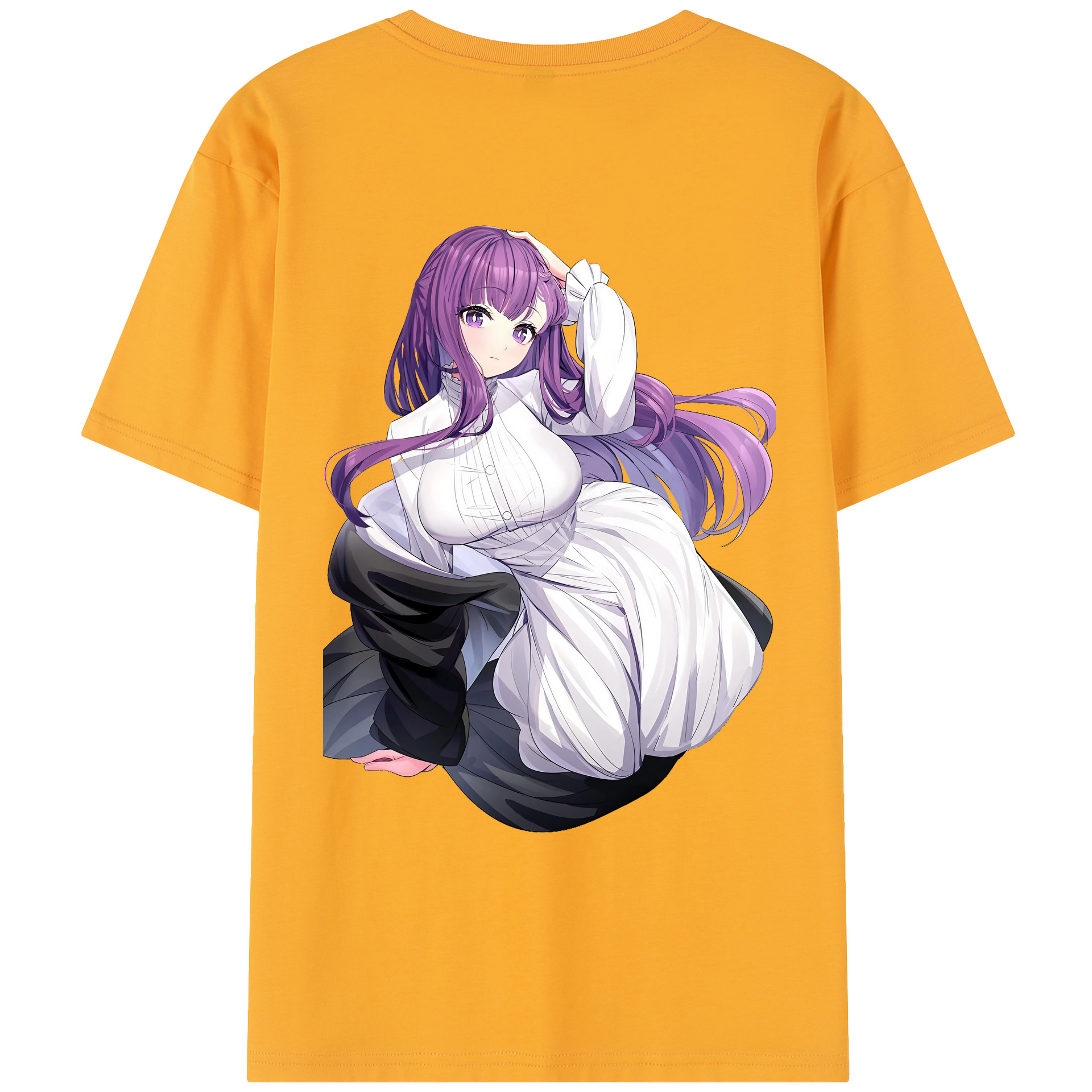 （画像用） 葬送のフリーレン Frieren レディース半袖Tシャツ(バックプリント)