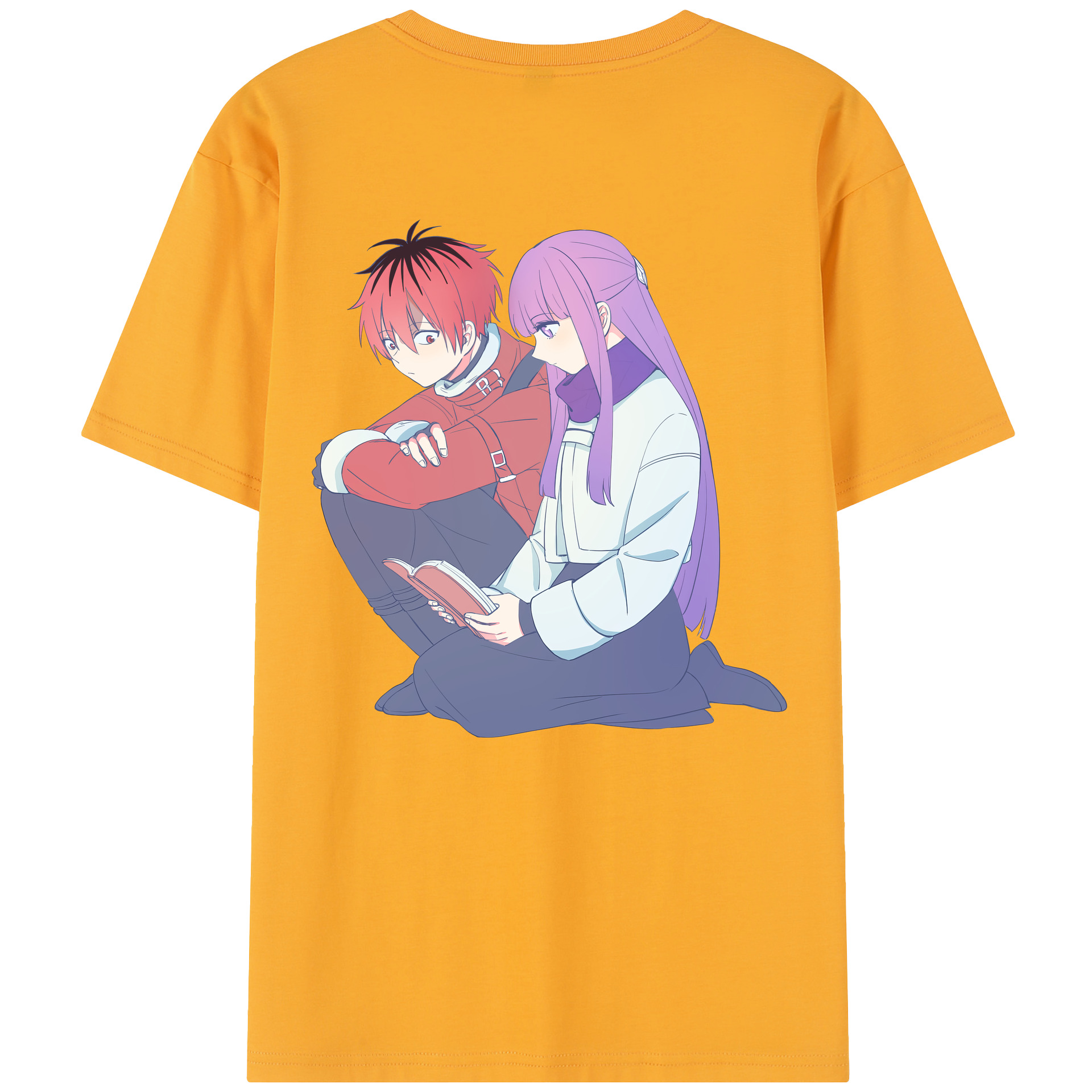 （画像用） 葬送のフリーレン Frieren レディース半袖Tシャツ(バックプリント)