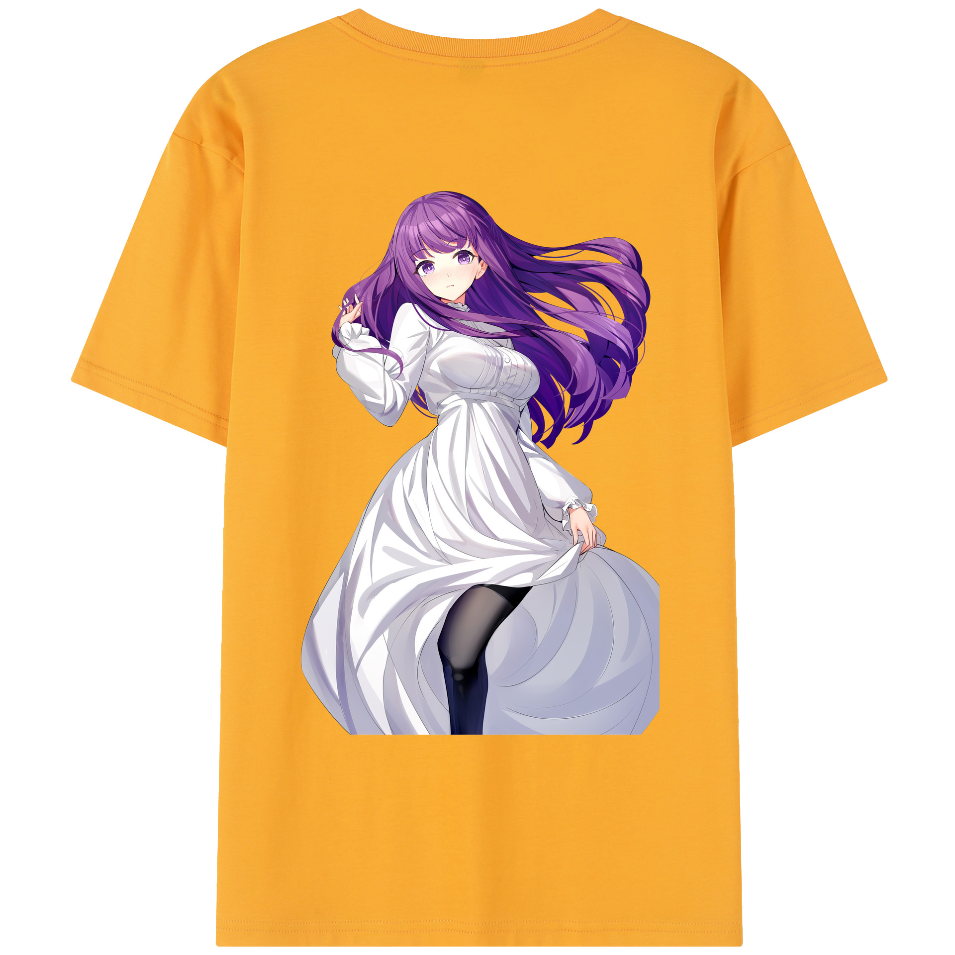 （画像用） 葬送のフリーレン Frieren レディース半袖Tシャツ(バックプリント)