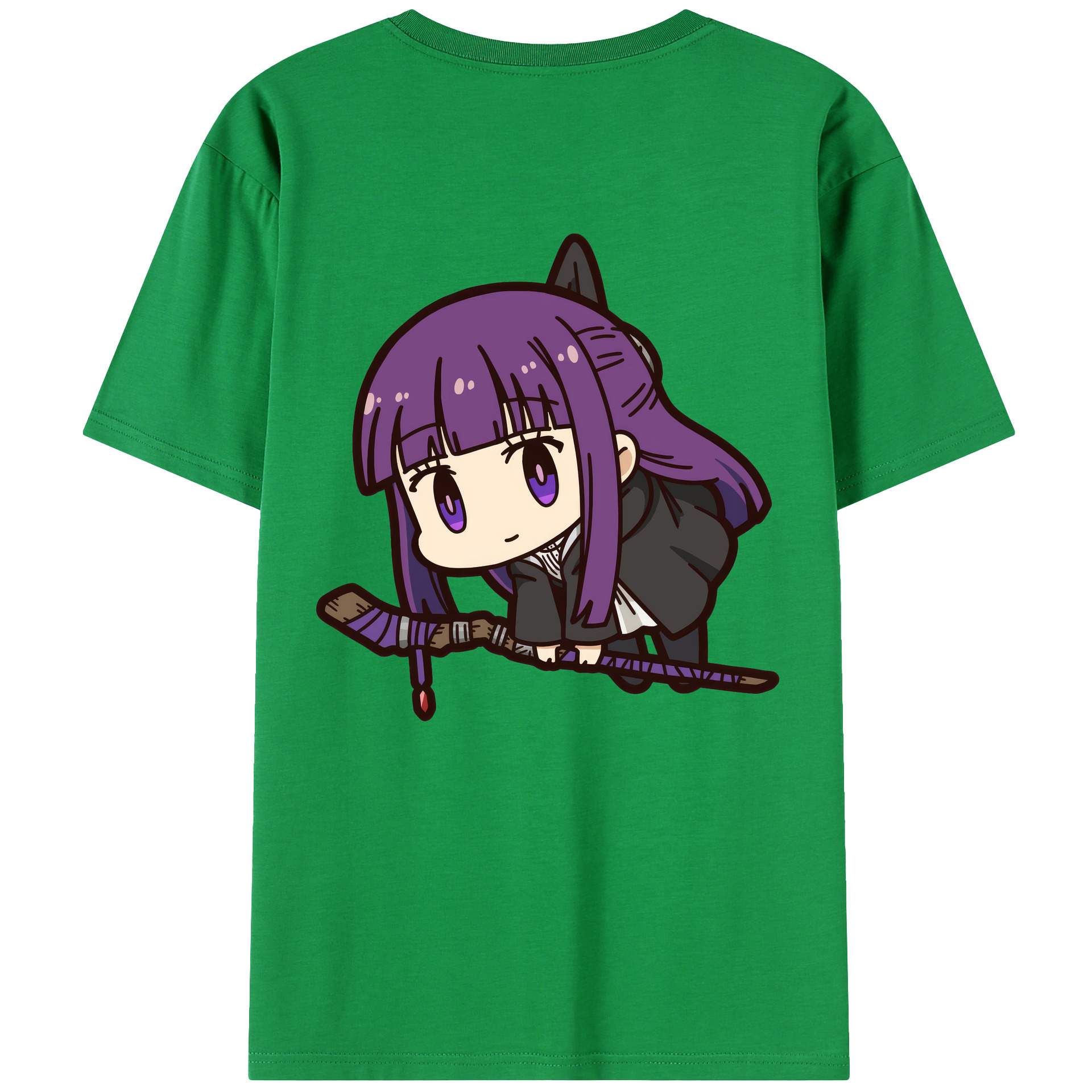 （画像用） 葬送のフリーレン Frieren レディース半袖Tシャツ(バックプリント)