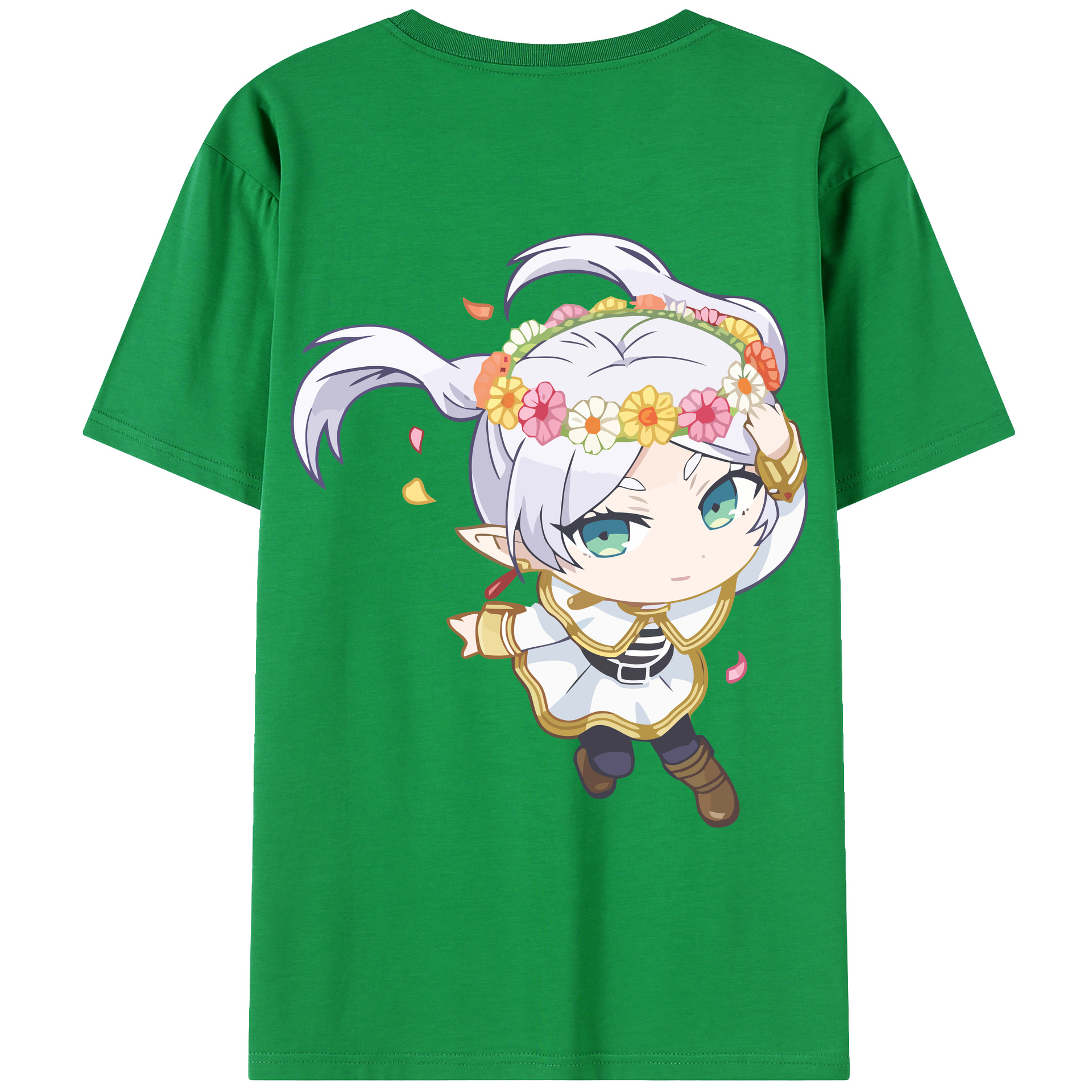（画像用） 葬送のフリーレン Frieren レディース半袖Tシャツ(バックプリント)