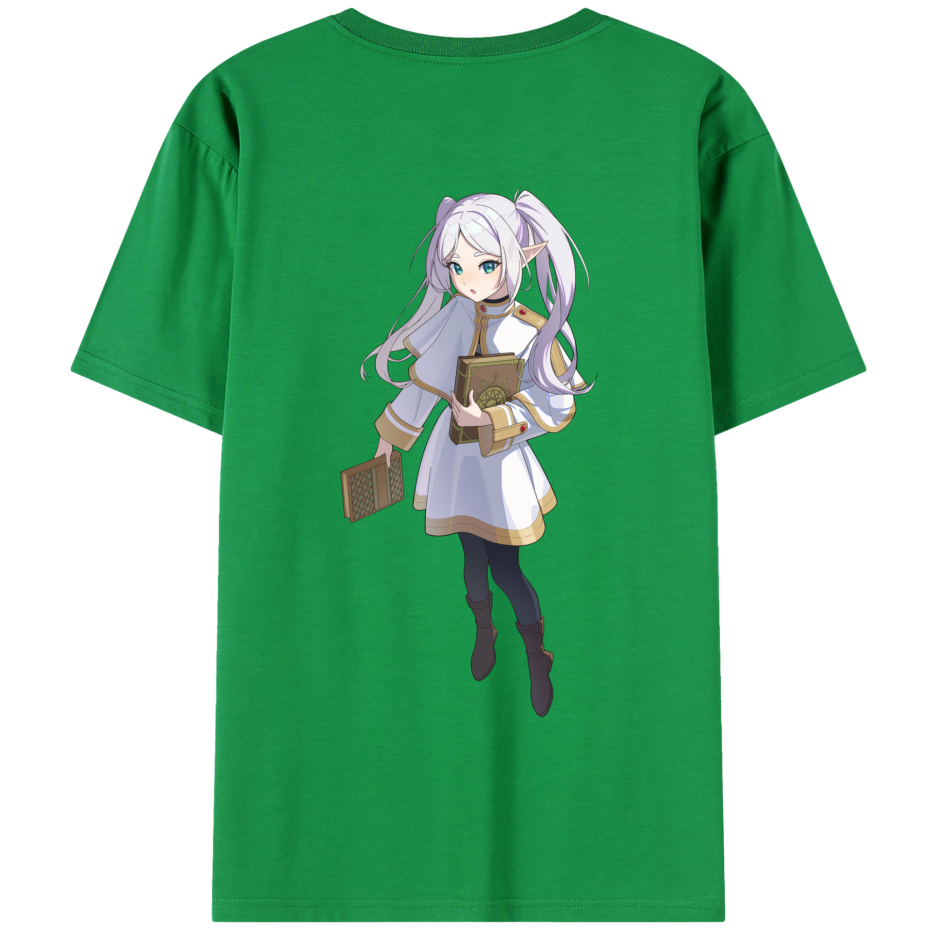 （画像用） 葬送のフリーレン Frieren レディース半袖Tシャツ(バックプリント)
