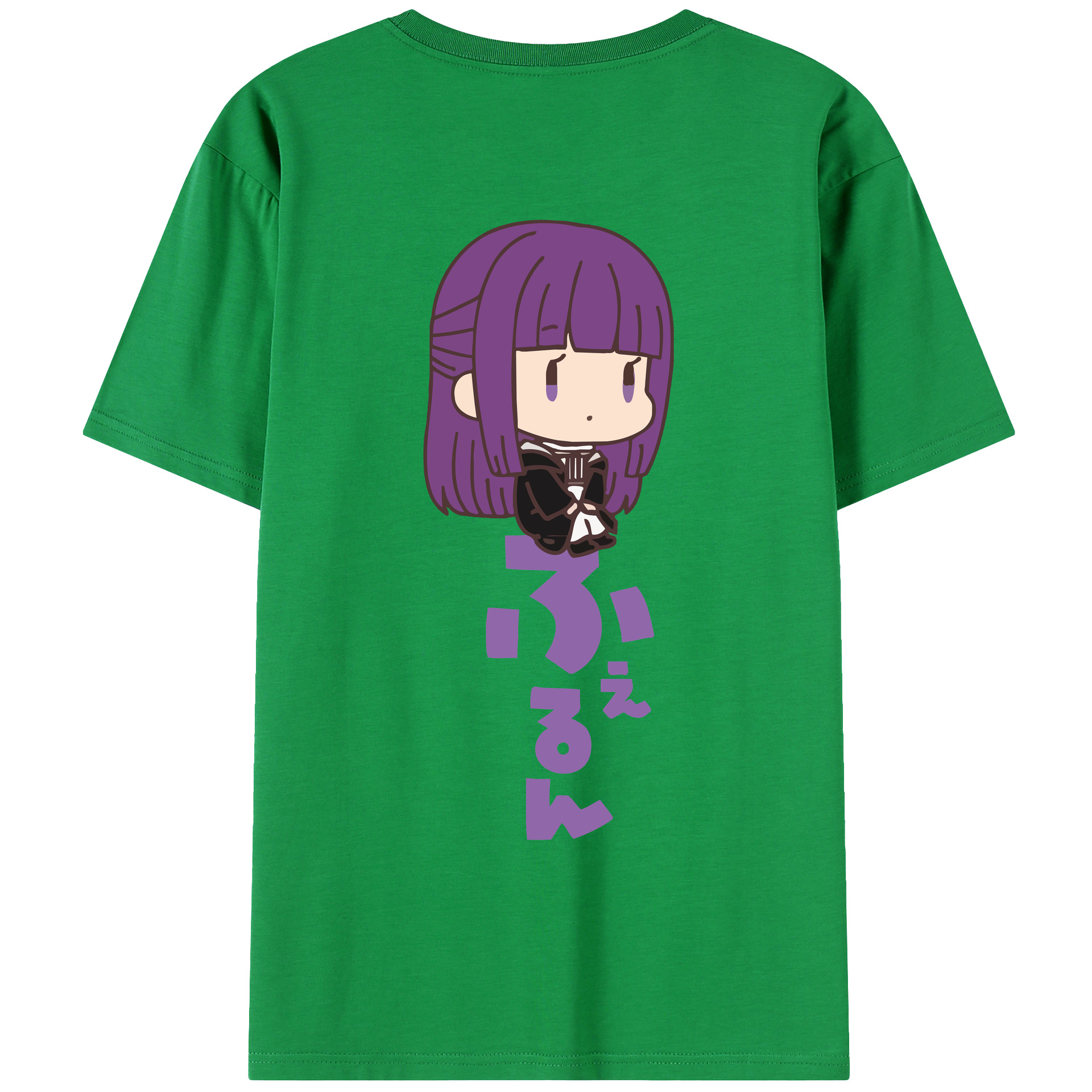 （画像用） 葬送のフリーレン Frieren レディース半袖Tシャツ(バックプリント)
