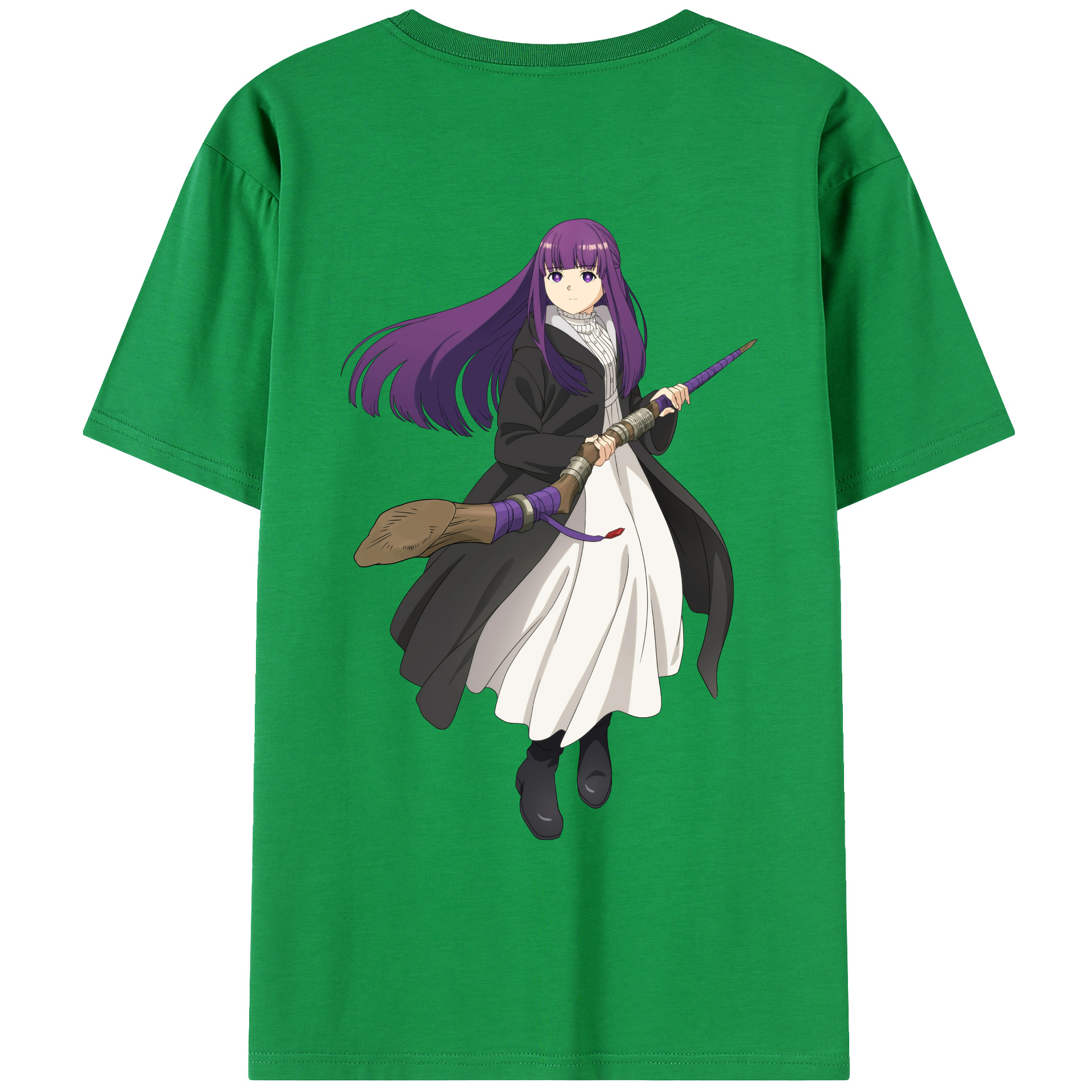 （画像用） 葬送のフリーレン Frieren レディース半袖Tシャツ(バックプリント)