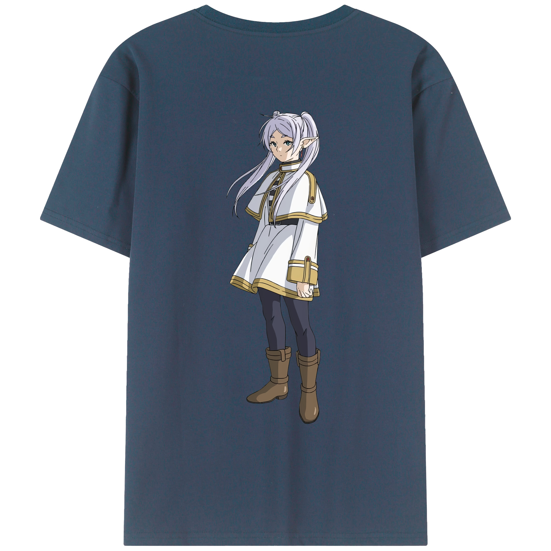 （画像用） 葬送のフリーレン Frieren レディース半袖Tシャツ(バックプリント)