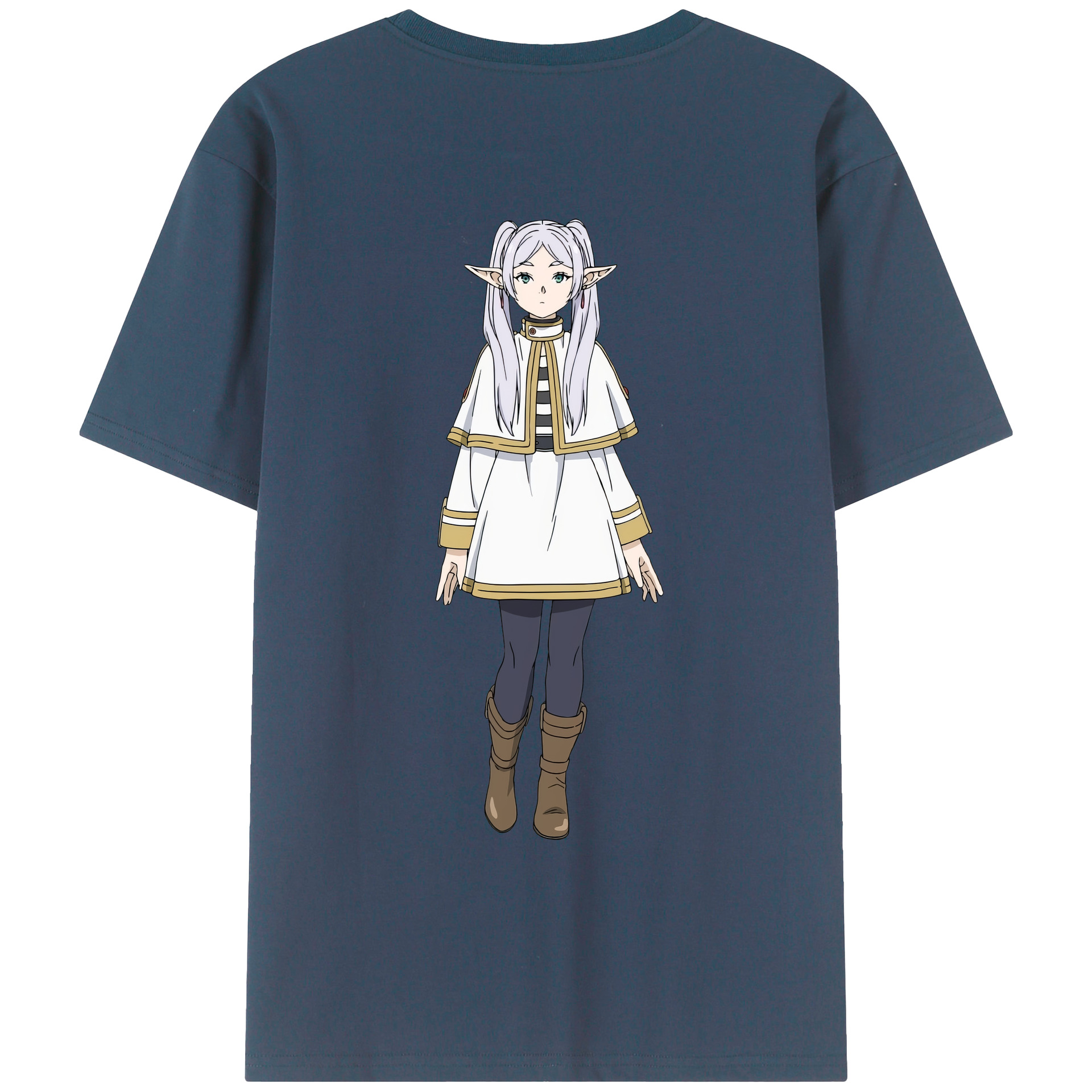 （画像用） 葬送のフリーレン Frieren レディース半袖Tシャツ(バックプリント)