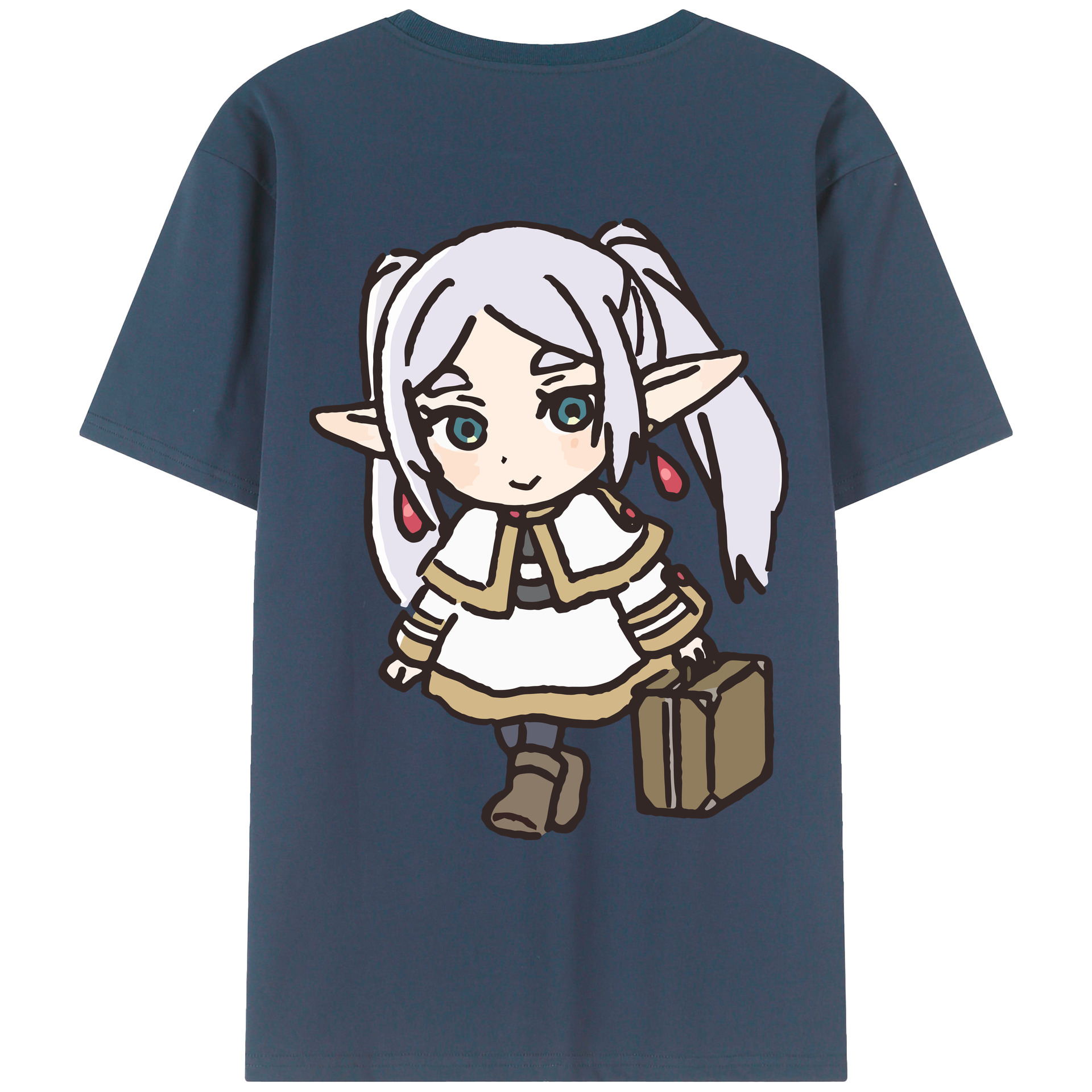 （画像用） 葬送のフリーレン Frieren レディース半袖Tシャツ(バックプリント)