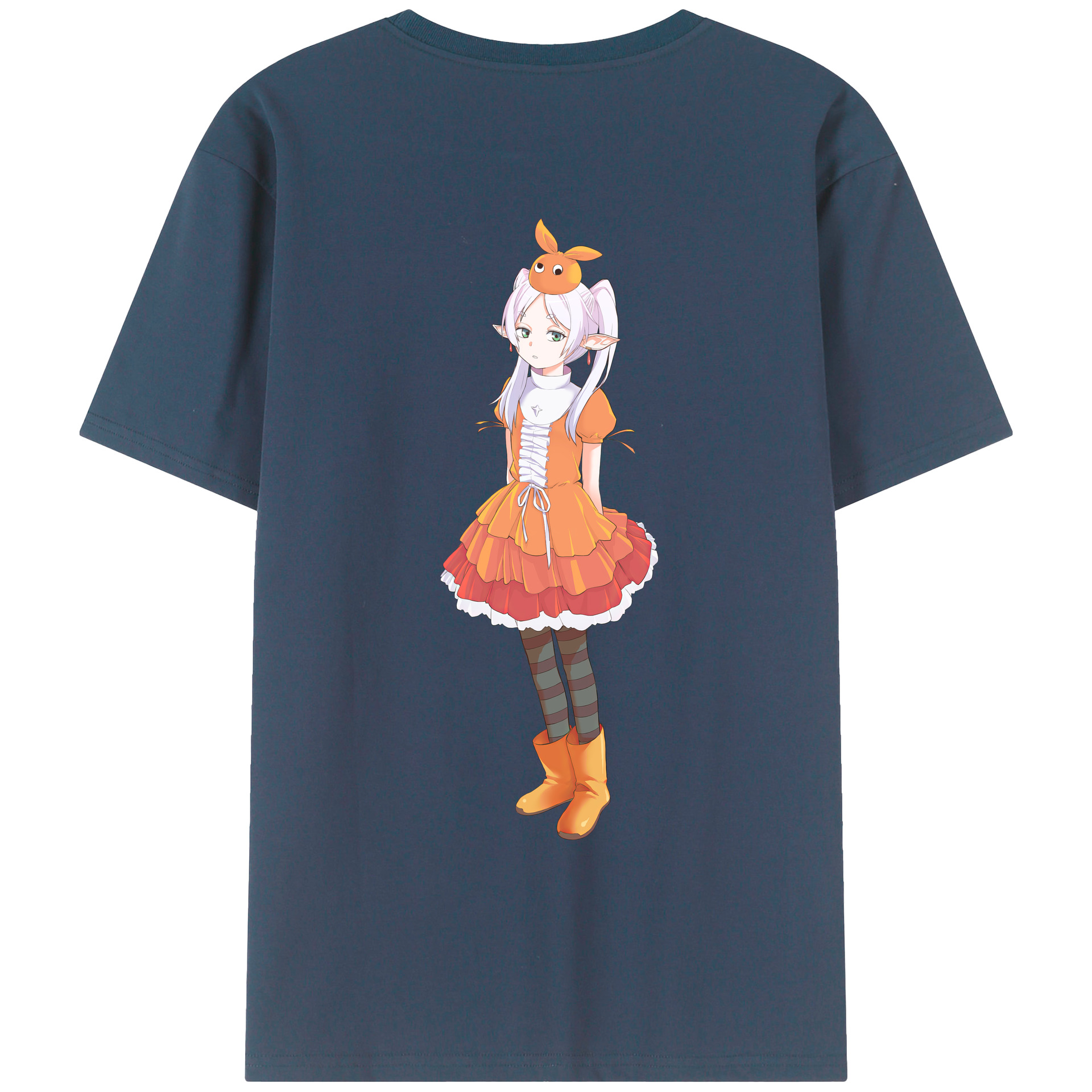 （画像用） 葬送のフリーレン Frieren レディース半袖Tシャツ(バックプリント)