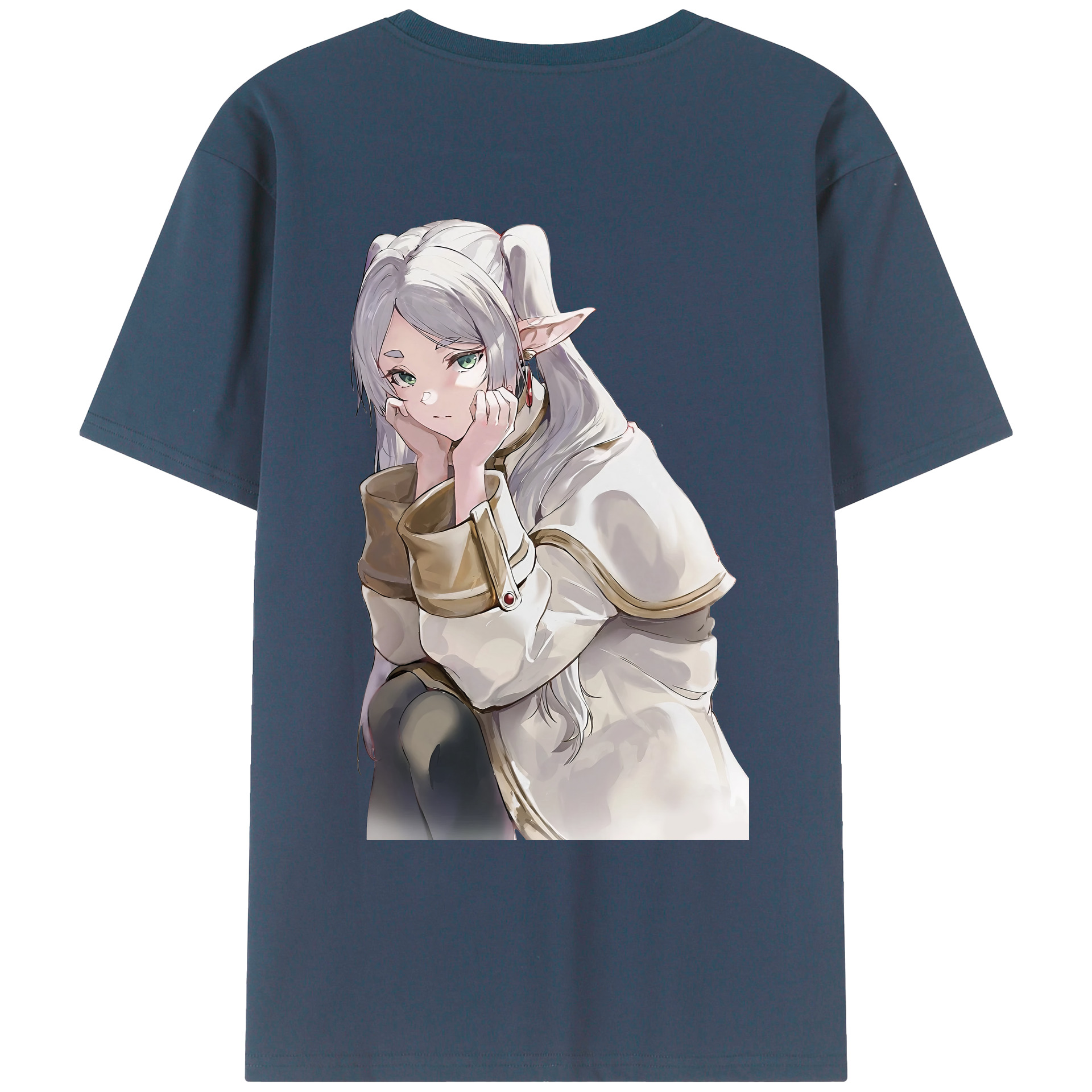 （画像用） 葬送のフリーレン Frieren レディース半袖Tシャツ(バックプリント)