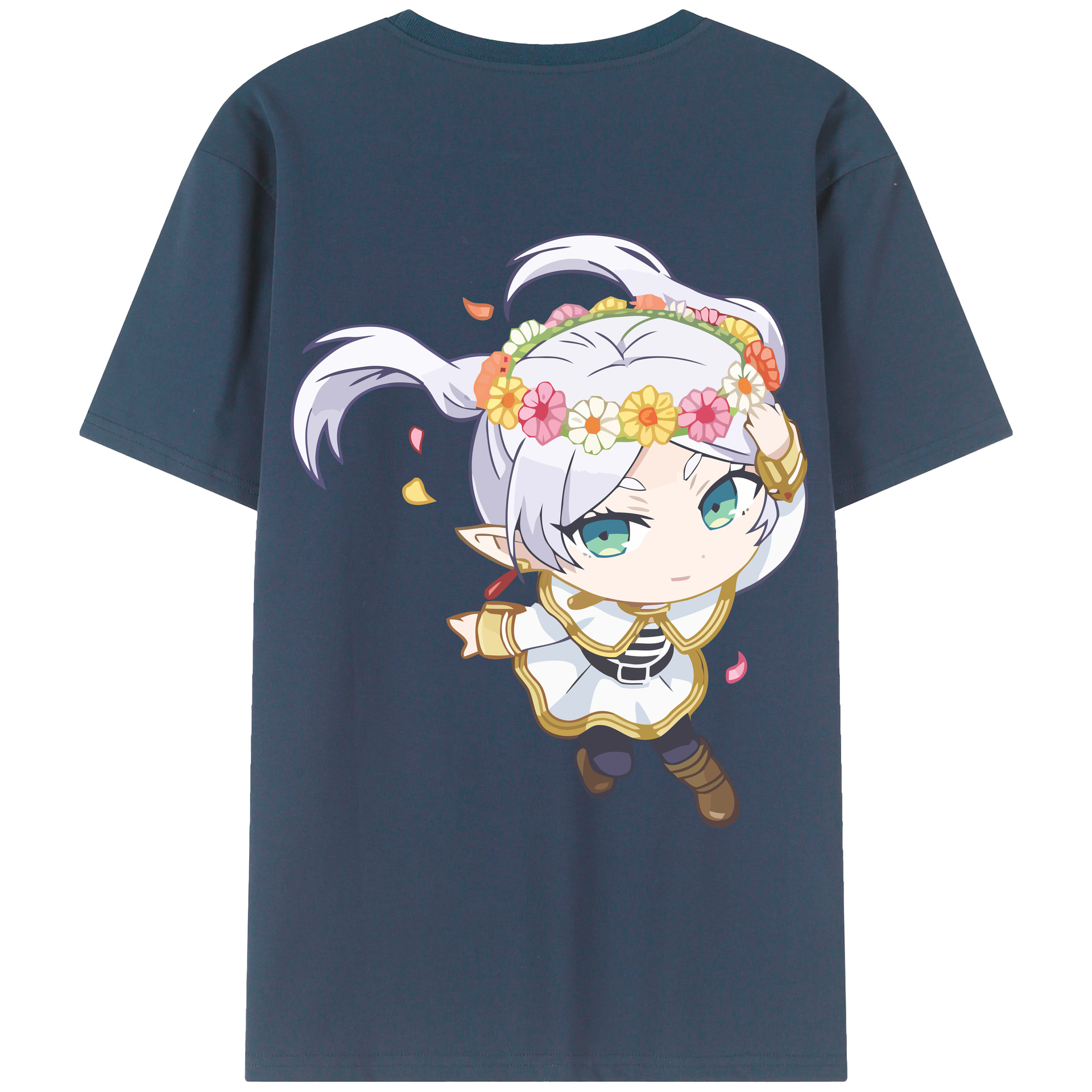 （画像用） 葬送のフリーレン Frieren レディース半袖Tシャツ(バックプリント)