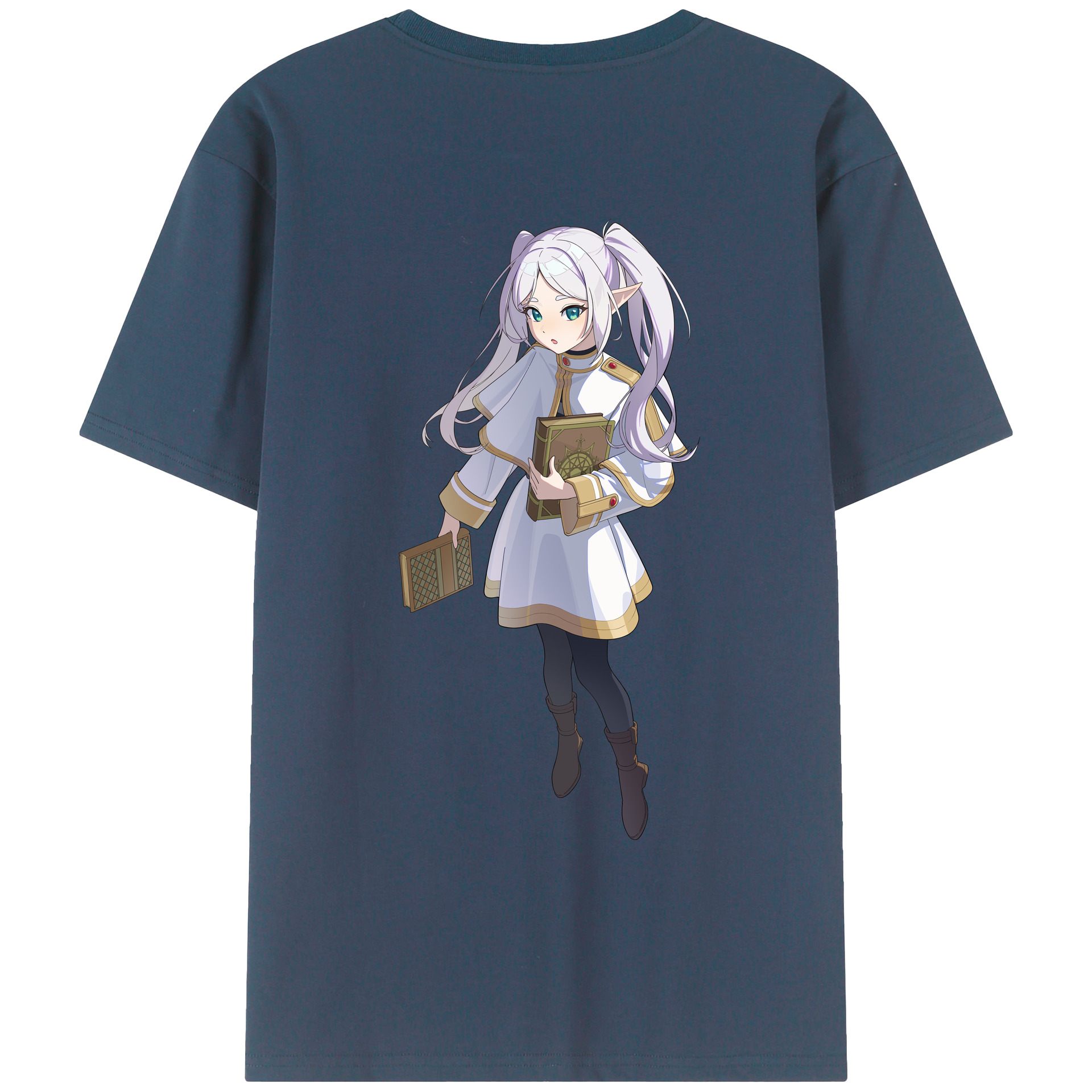 （画像用） 葬送のフリーレン Frieren レディース半袖Tシャツ(バックプリント)