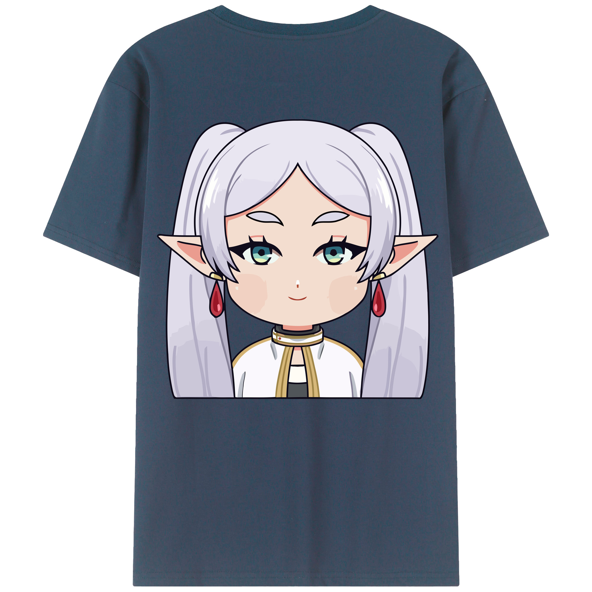 （画像用） 葬送のフリーレン Frieren レディース半袖Tシャツ(バックプリント)