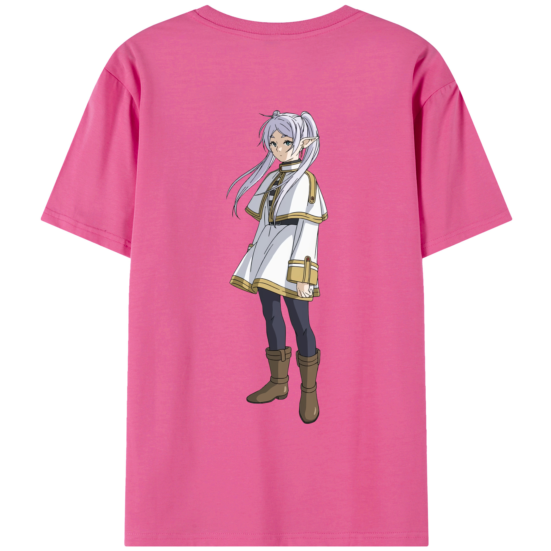 （画像用） 葬送のフリーレン Frieren レディース半袖Tシャツ(バックプリント)