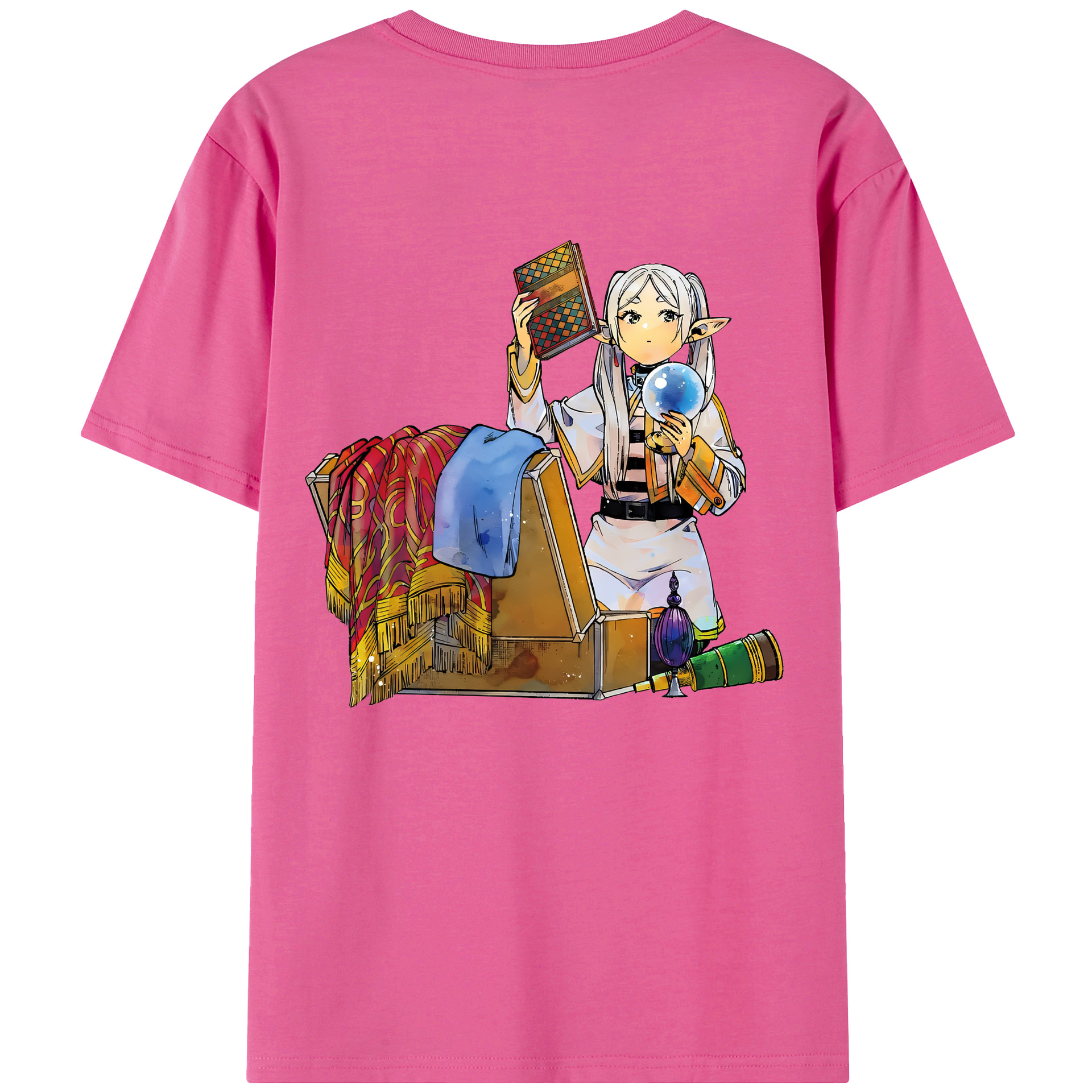 （画像用） 葬送のフリーレン Frieren レディース半袖Tシャツ(バックプリント)