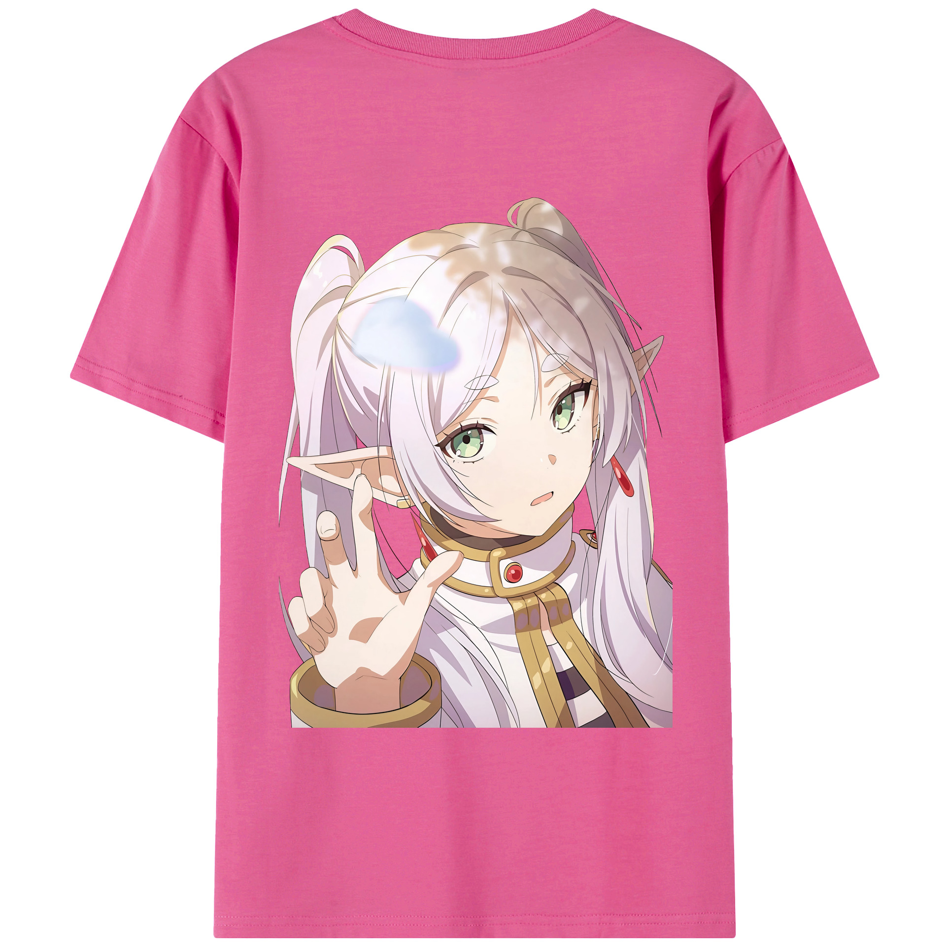 （画像用） 葬送のフリーレン Frieren レディース半袖Tシャツ(バックプリント)